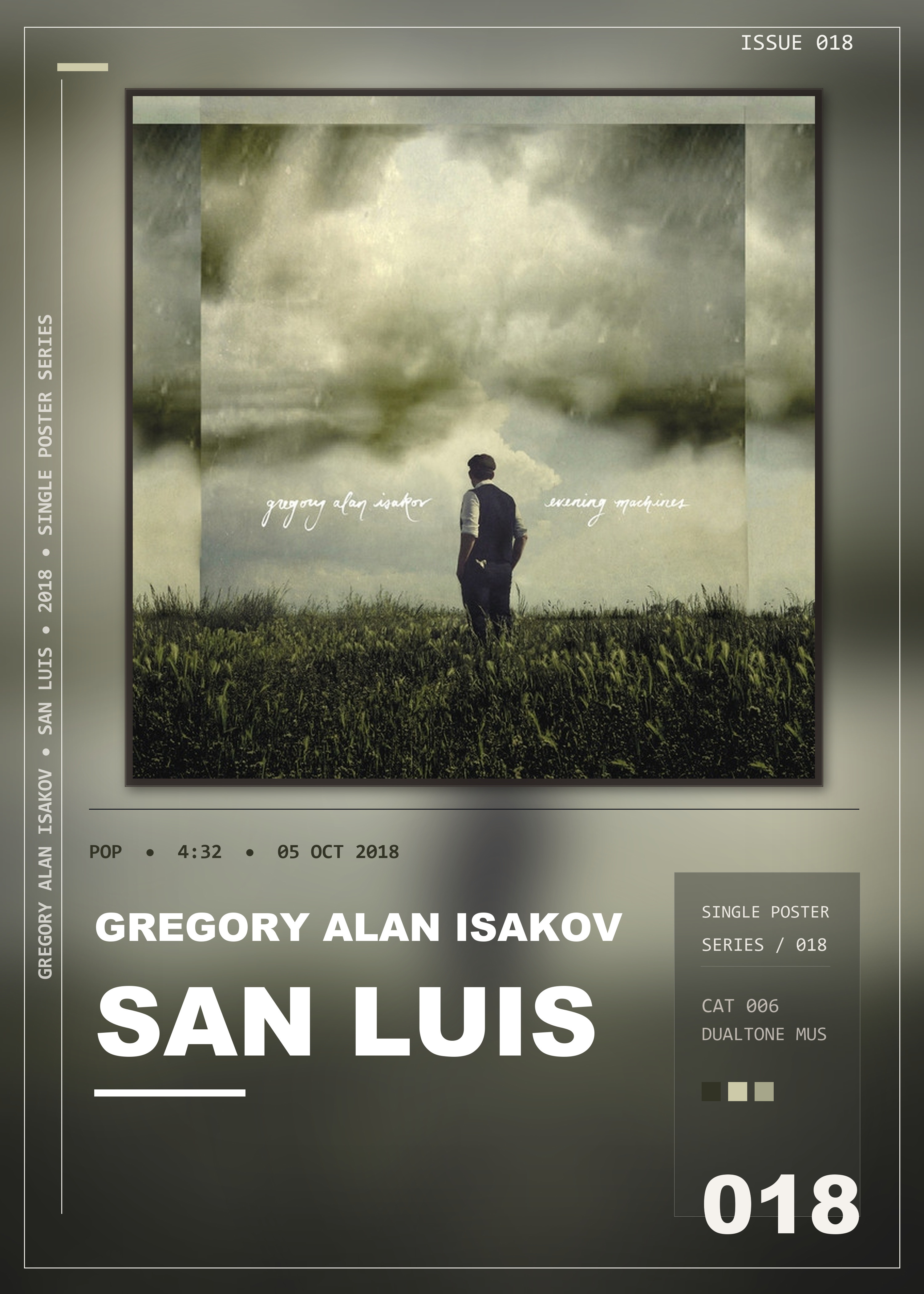 Music poster: Gregory Alan Isakov - San Luis