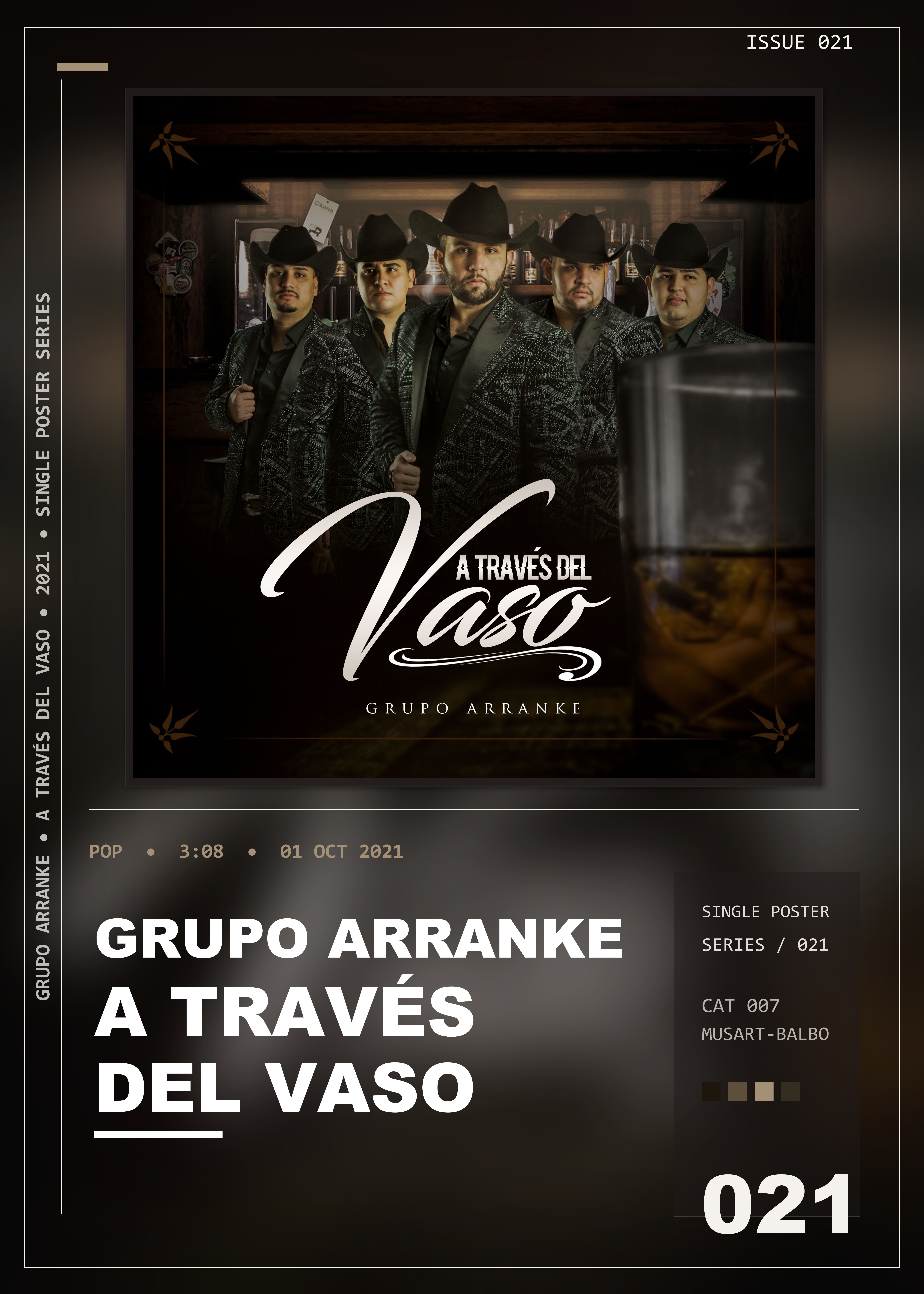 Music poster: Grupo Arranke - A Través Del Vaso