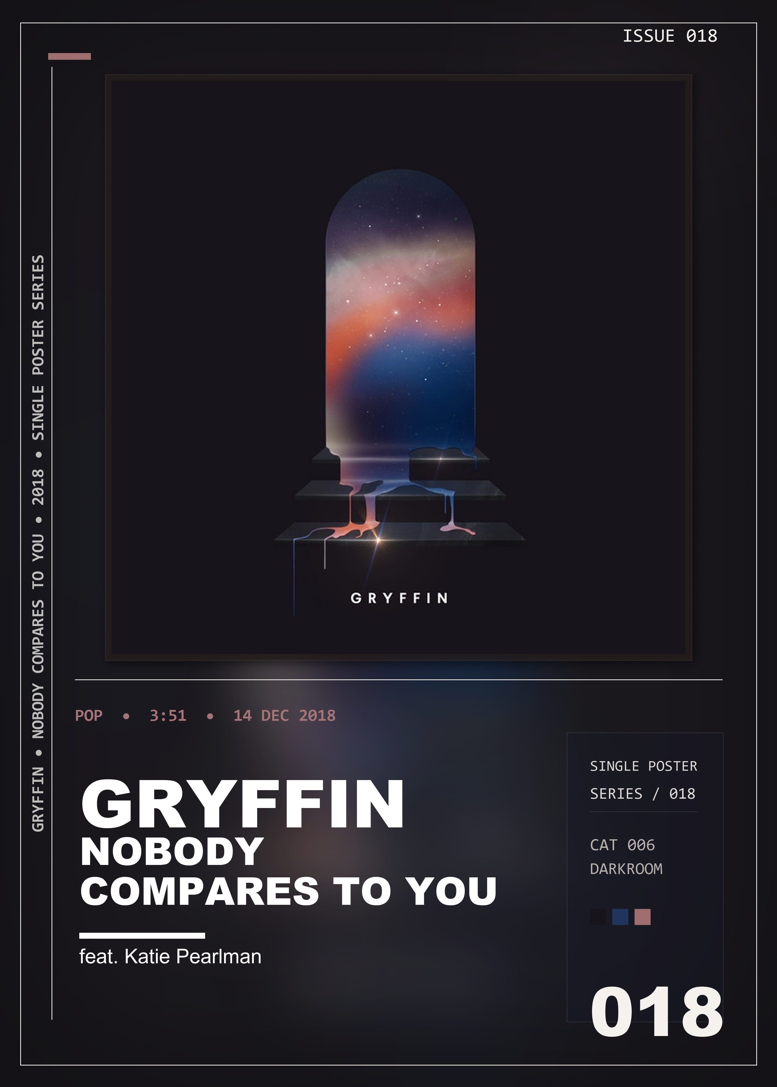 Music poster: Gryffin - Nobody Compares To You feat Katie Pearlman
