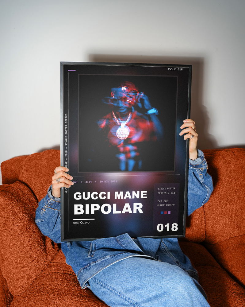 Music poster: Gucci Mane - BiPolar feat Quavo