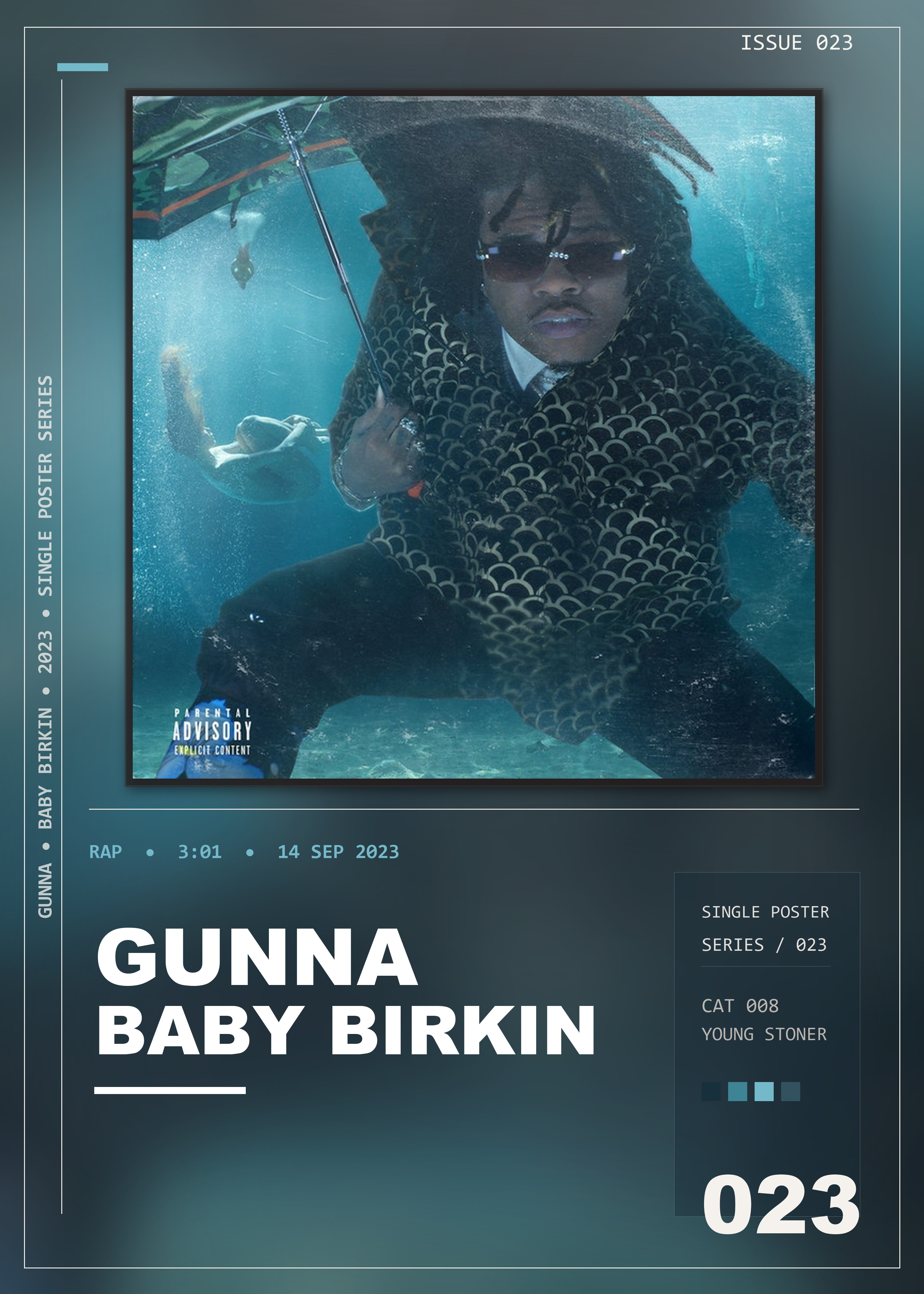 Music poster: Gunna - Baby Birkin