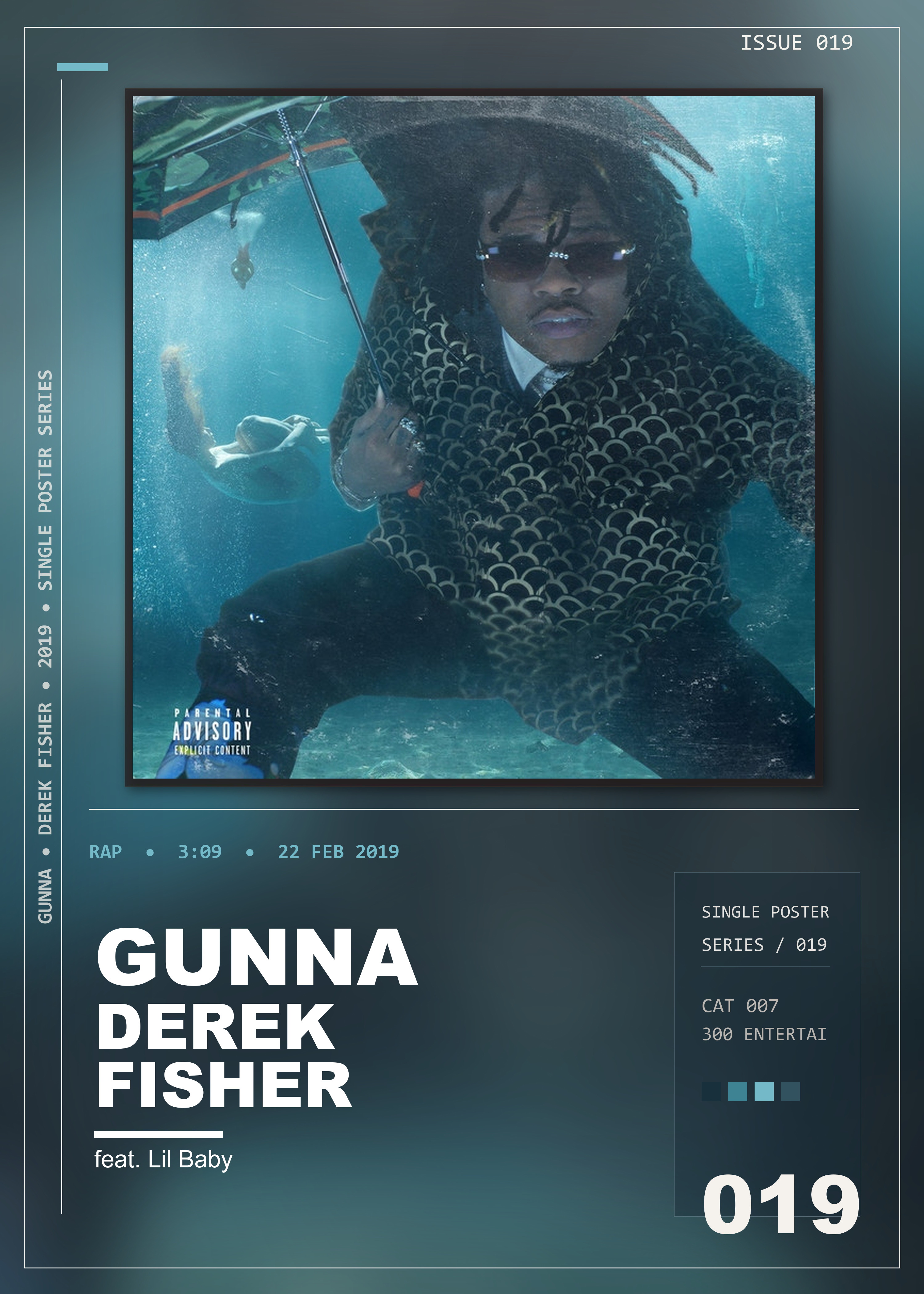 Music poster: Gunna - Derek Fisher feat Lil Baby