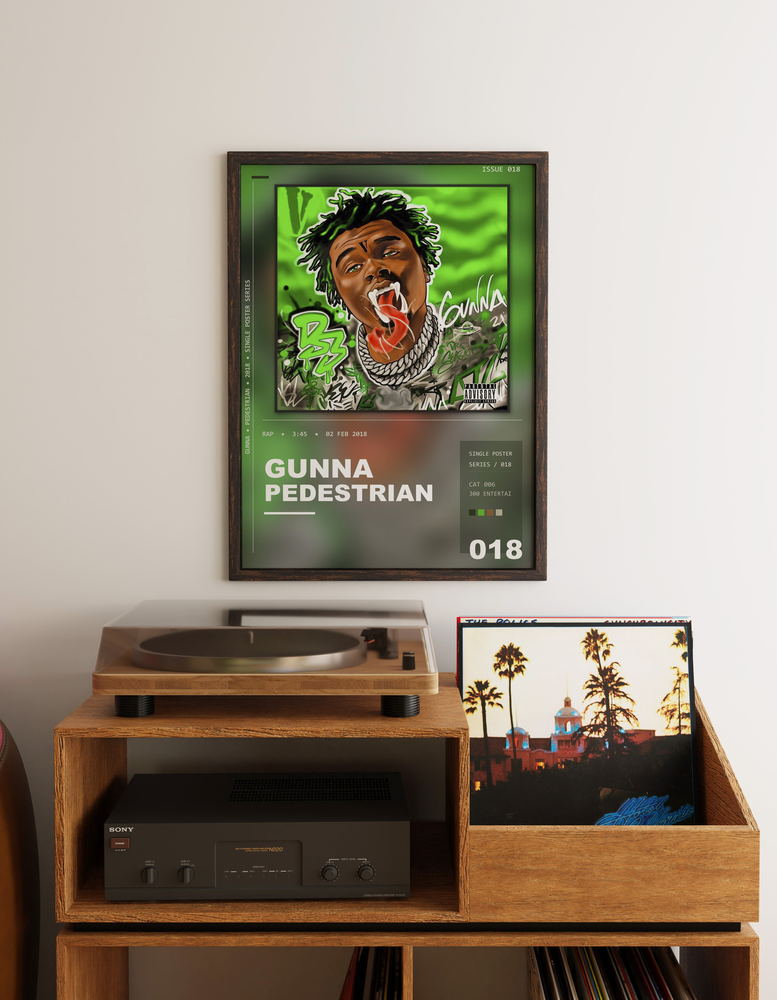 Music poster: Gunna - Pedestrian