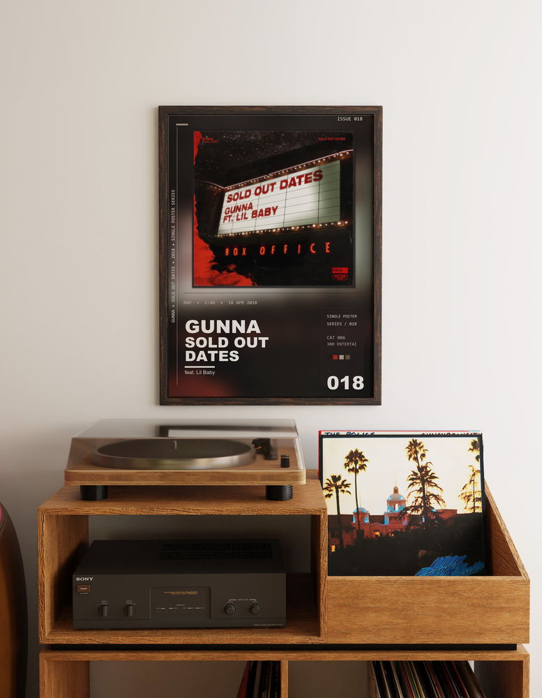 Music poster: Gunna - Sold Out Dates feat Lil Baby