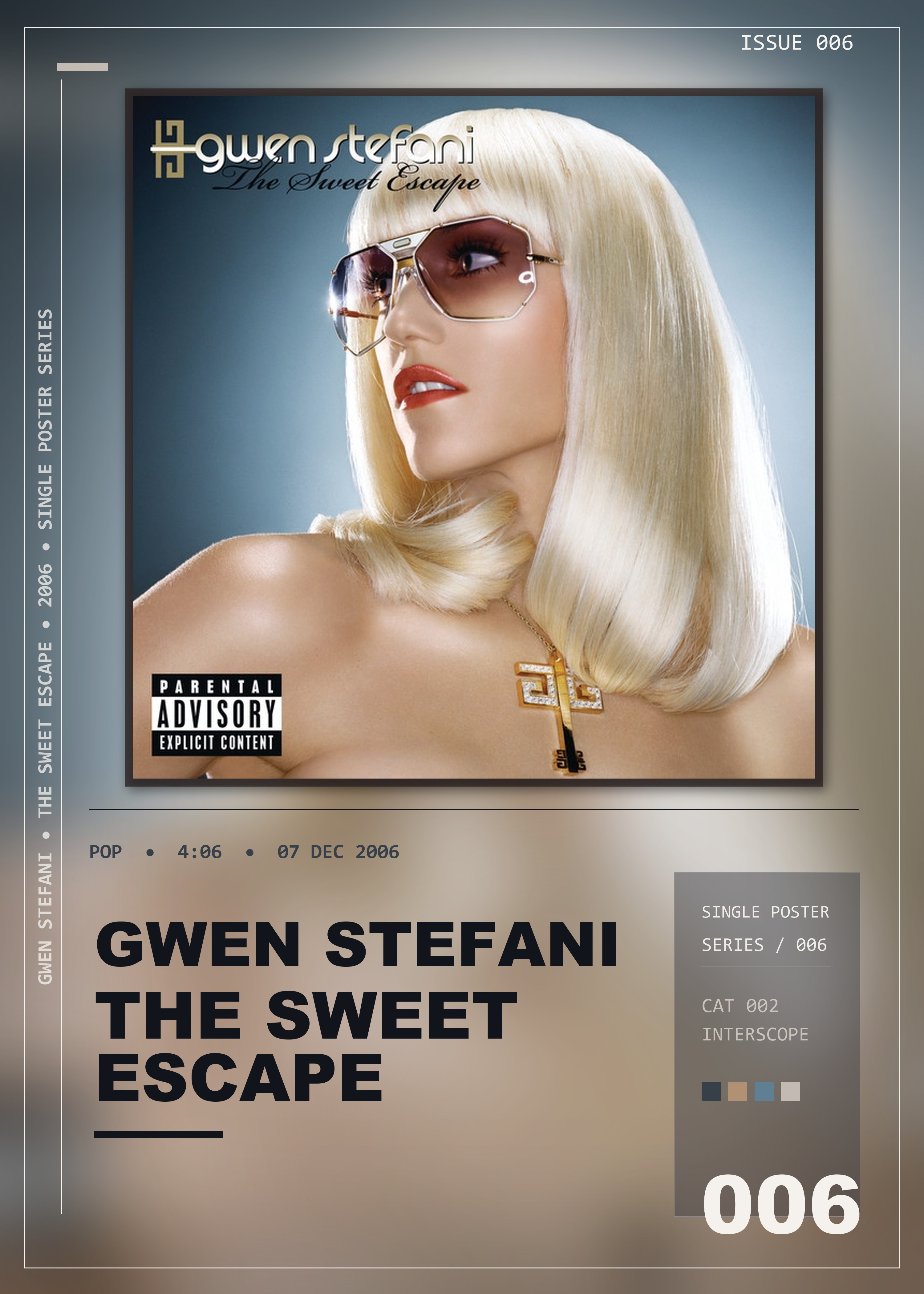 Music poster: Gwen Stefani - The Sweet Escape
