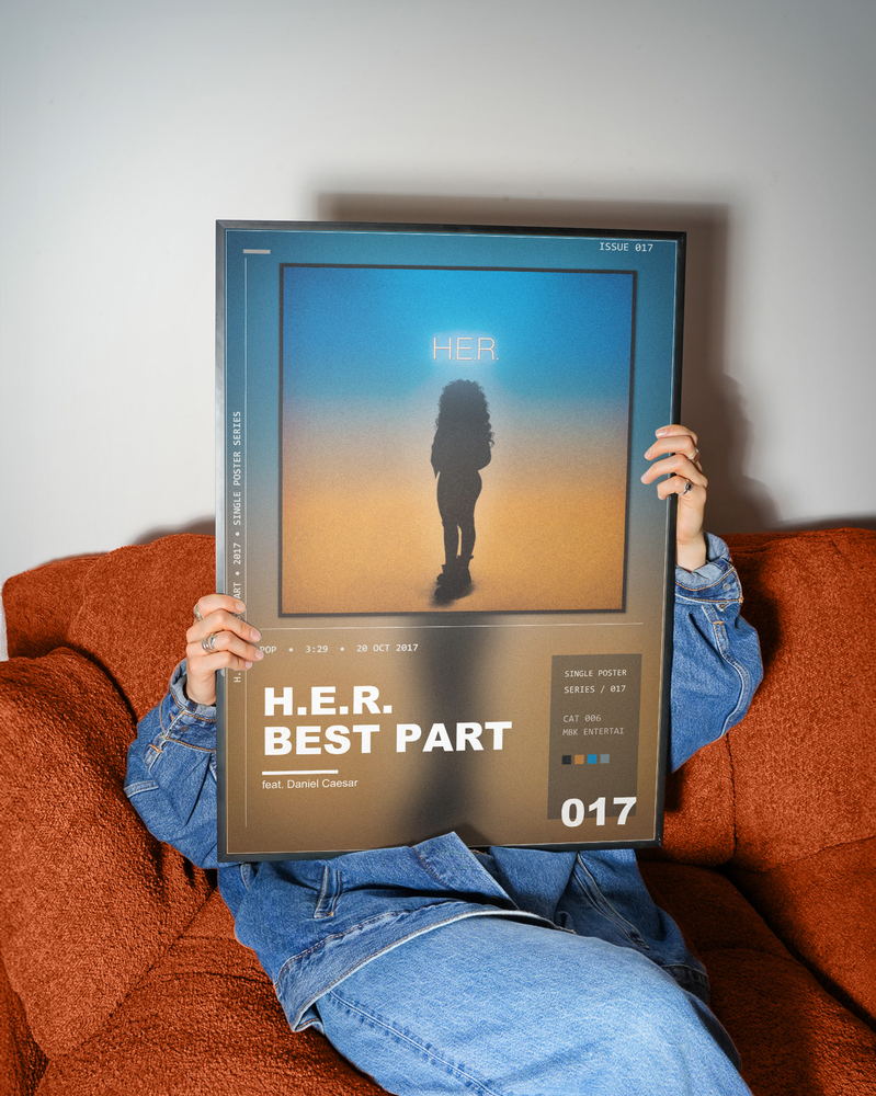 Music poster: HER - Best Part feat Daniel Caesar