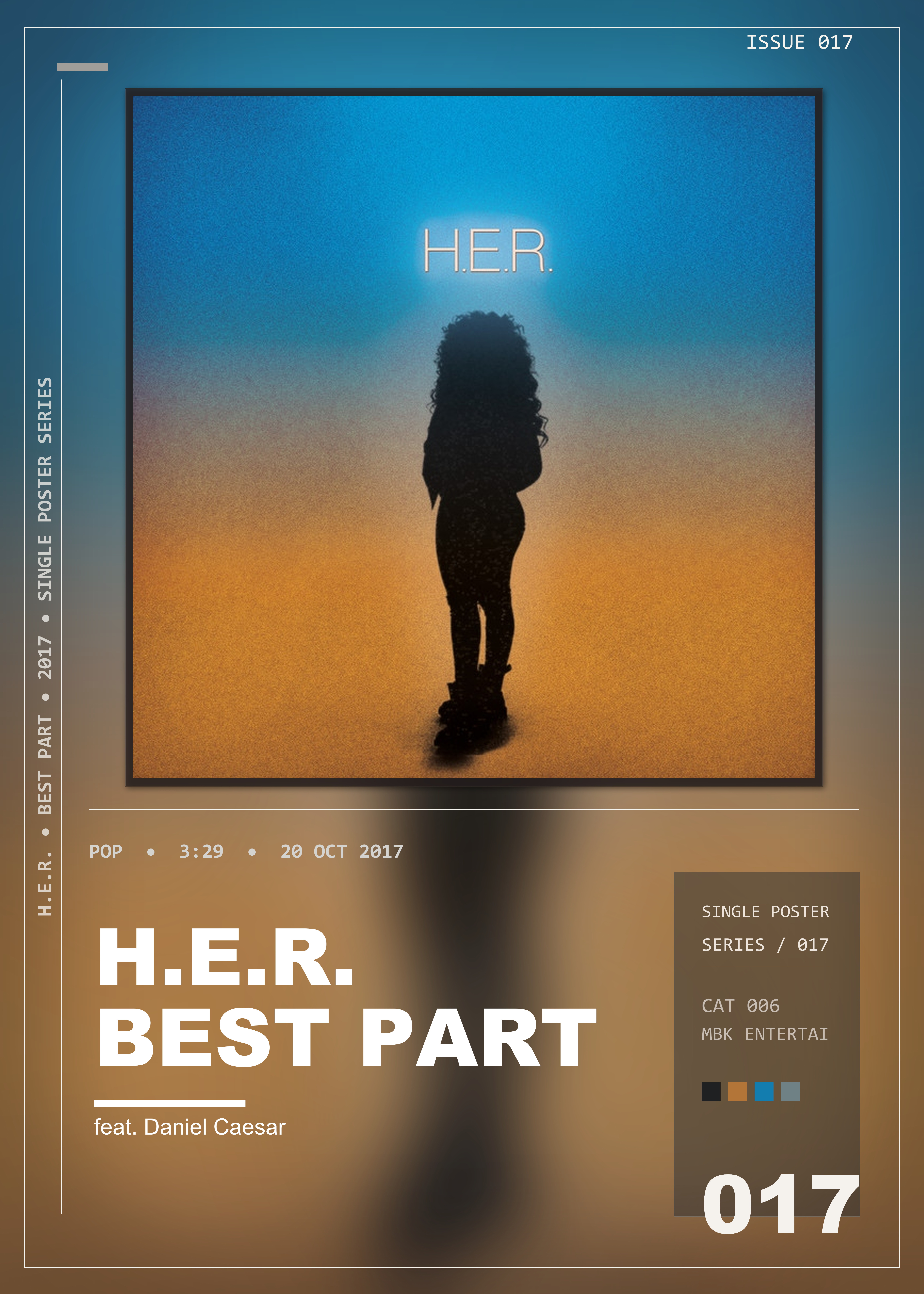 Music poster: HER - Best Part feat Daniel Caesar