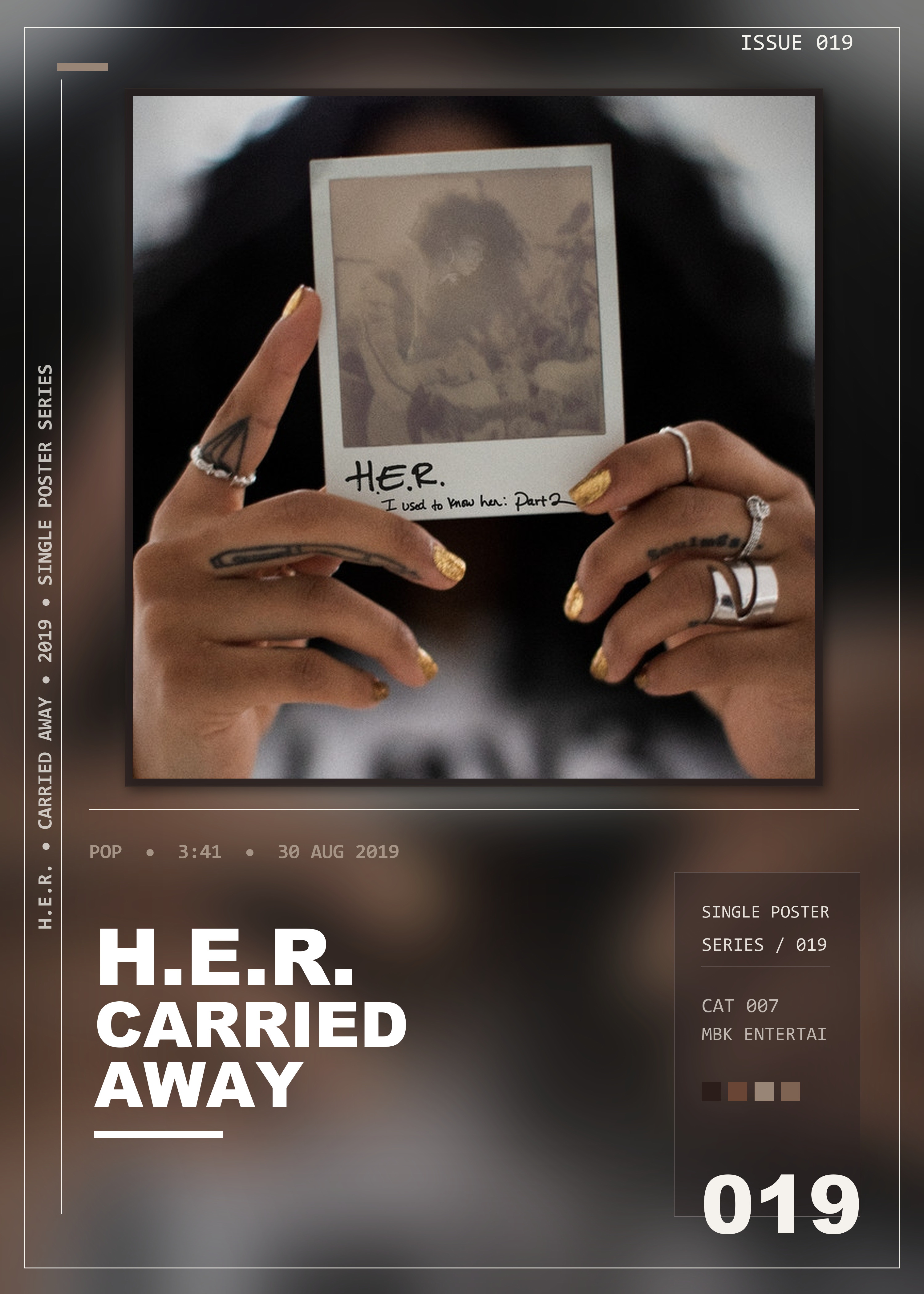 Music poster: HER - Carried Away