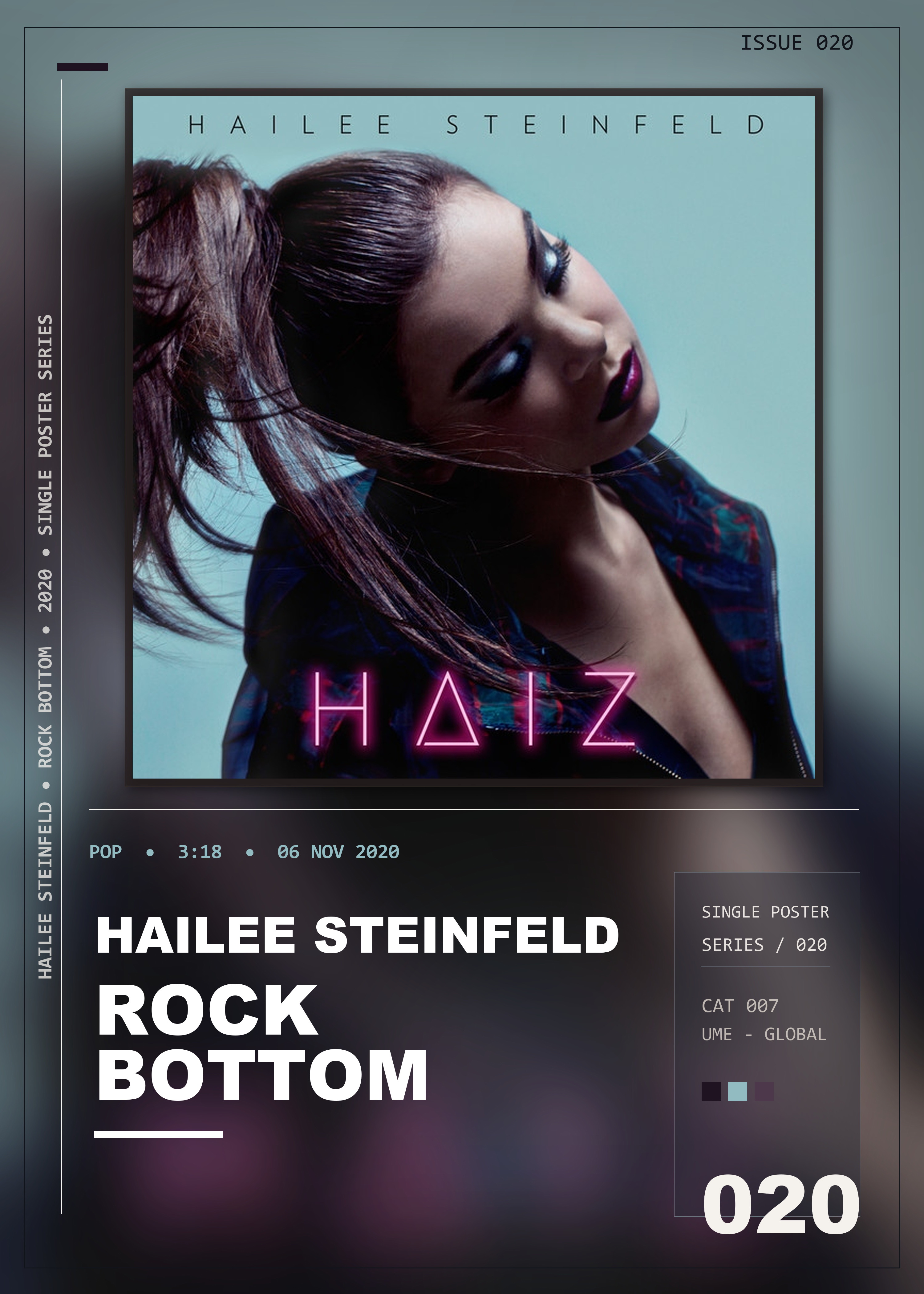 Music poster: Hailee Steinfeld - Rock Bottom