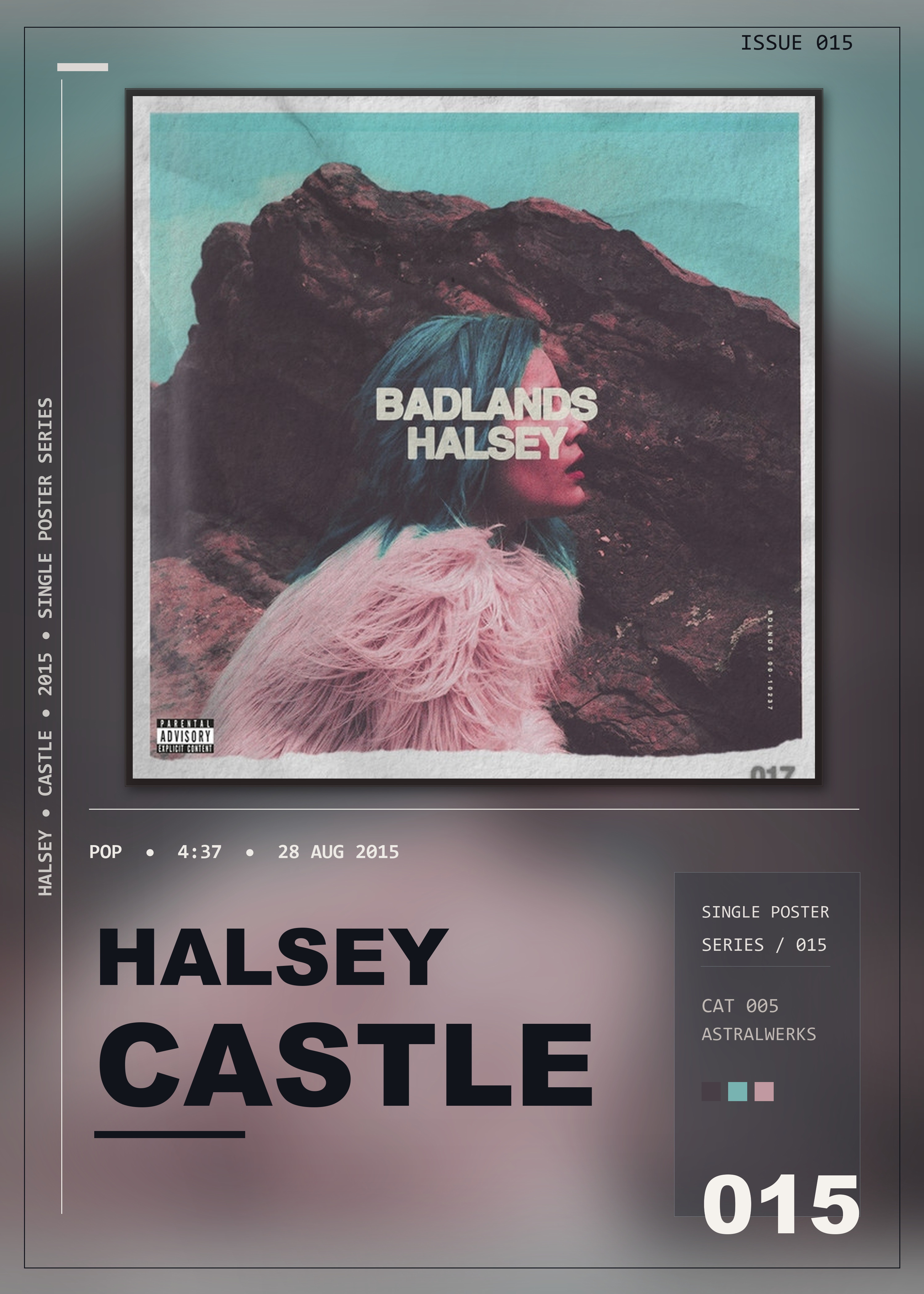 Music poster: Halsey - Castle