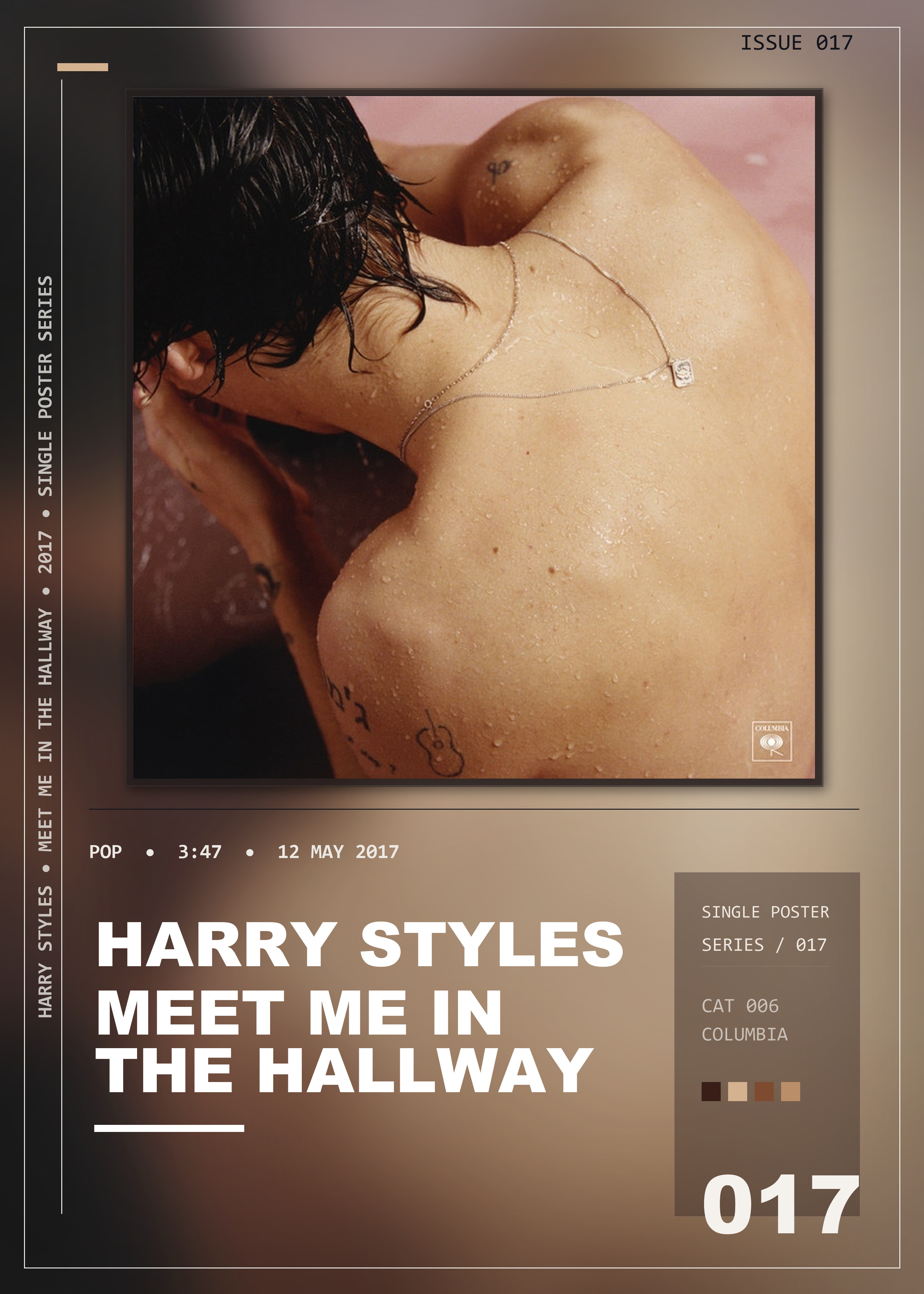 Music poster: Harry Styles - Meet Me in the Hallway