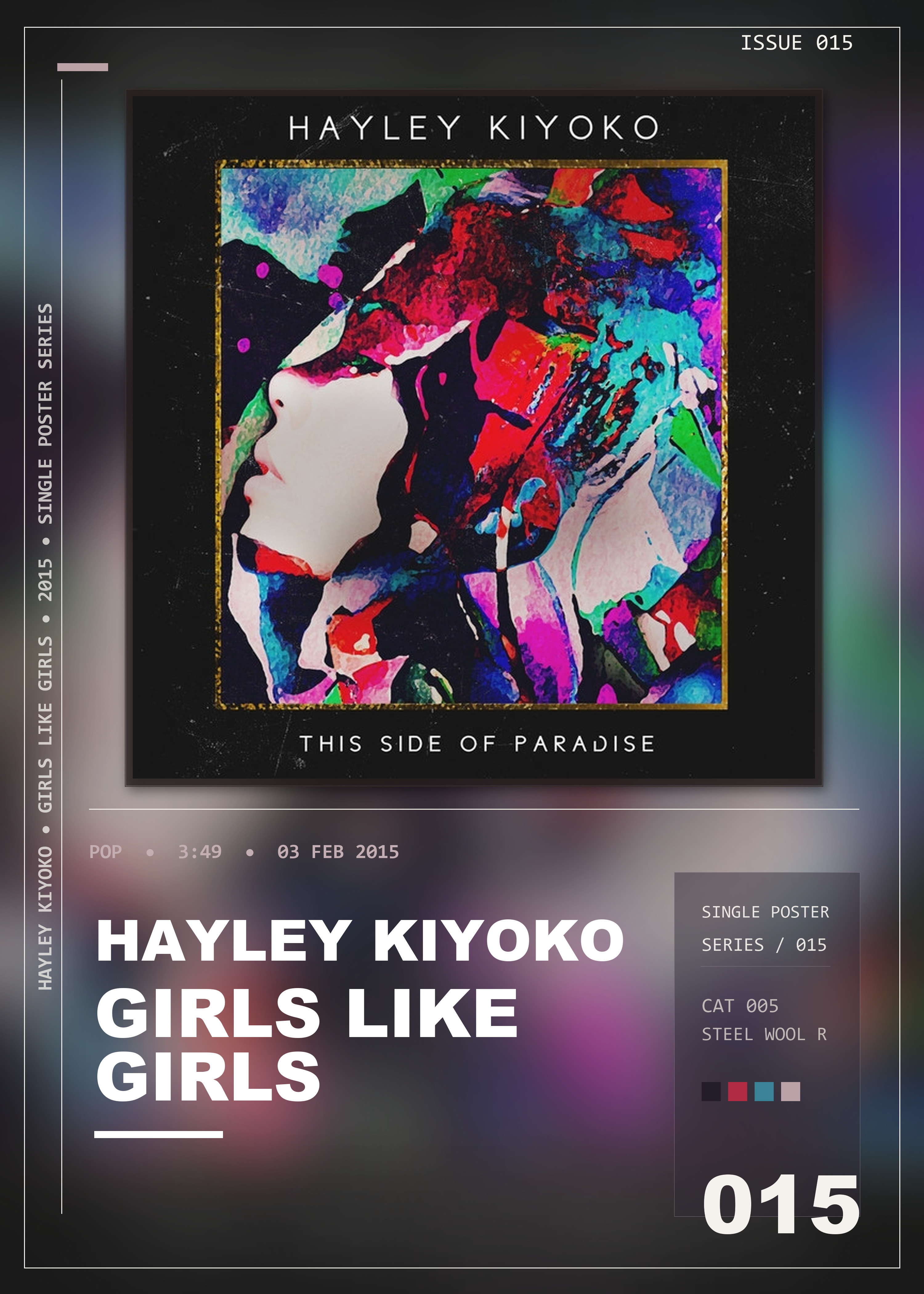 Music poster: Hayley Kiyoko - Girls Like Girls