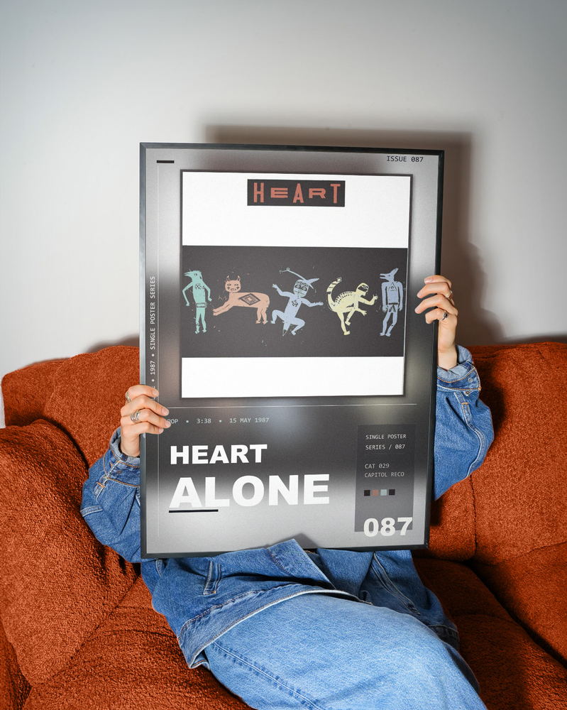Music poster: Heart - Alone