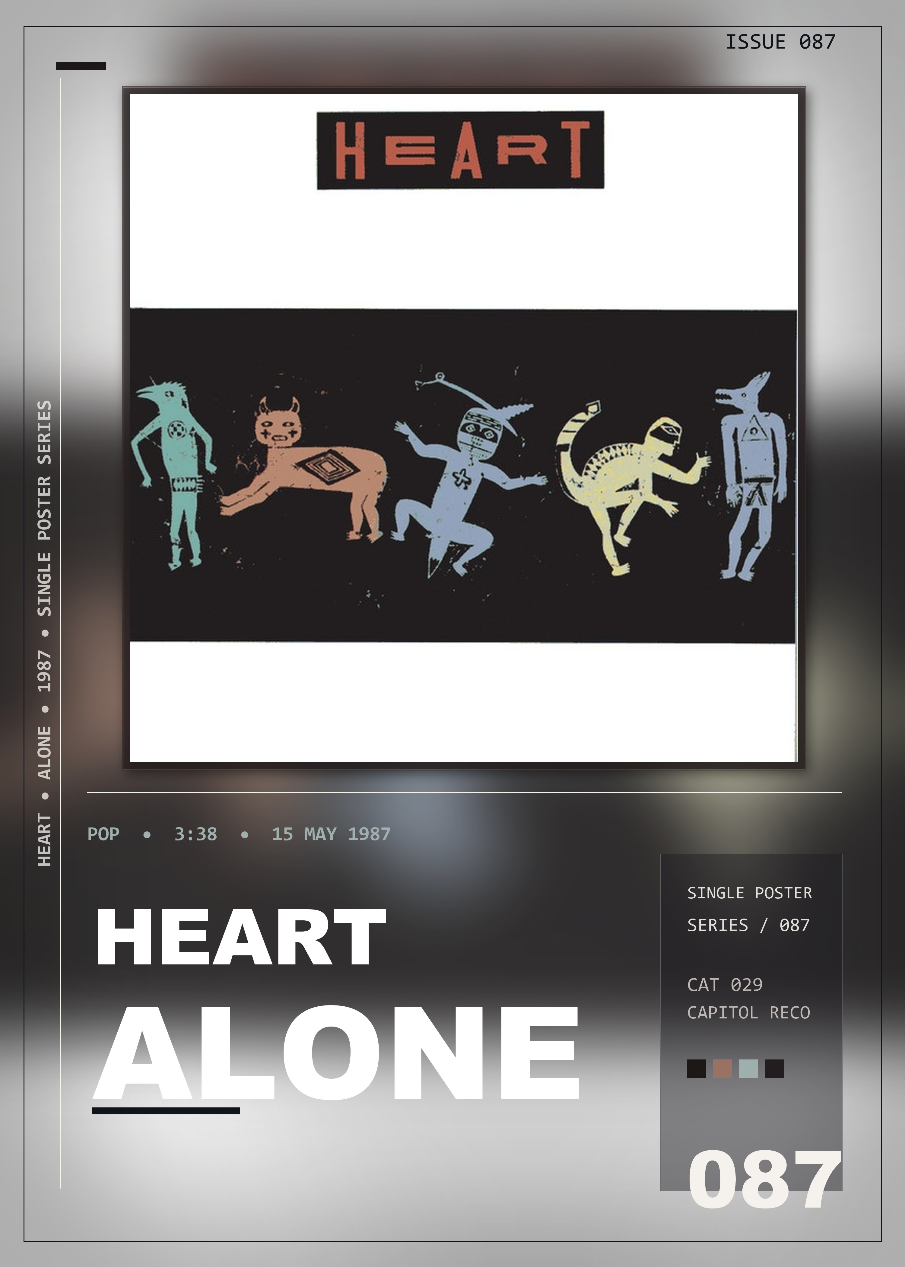 Music poster: Heart - Alone