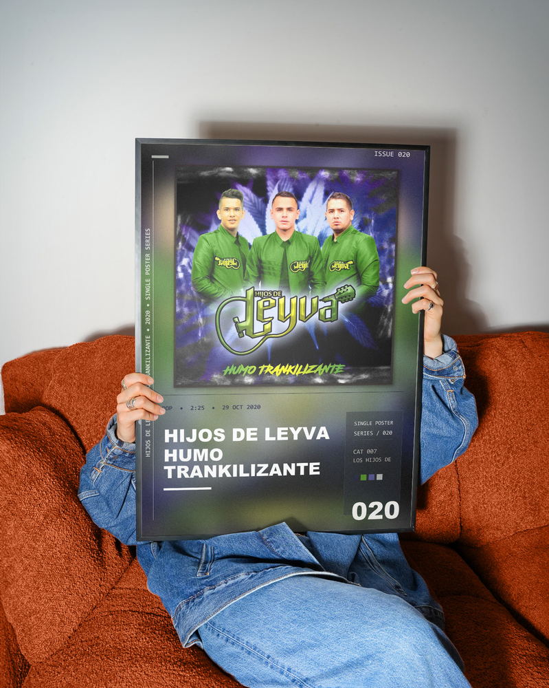 Music poster: Hijos De Leyva - Humo Trankilizante