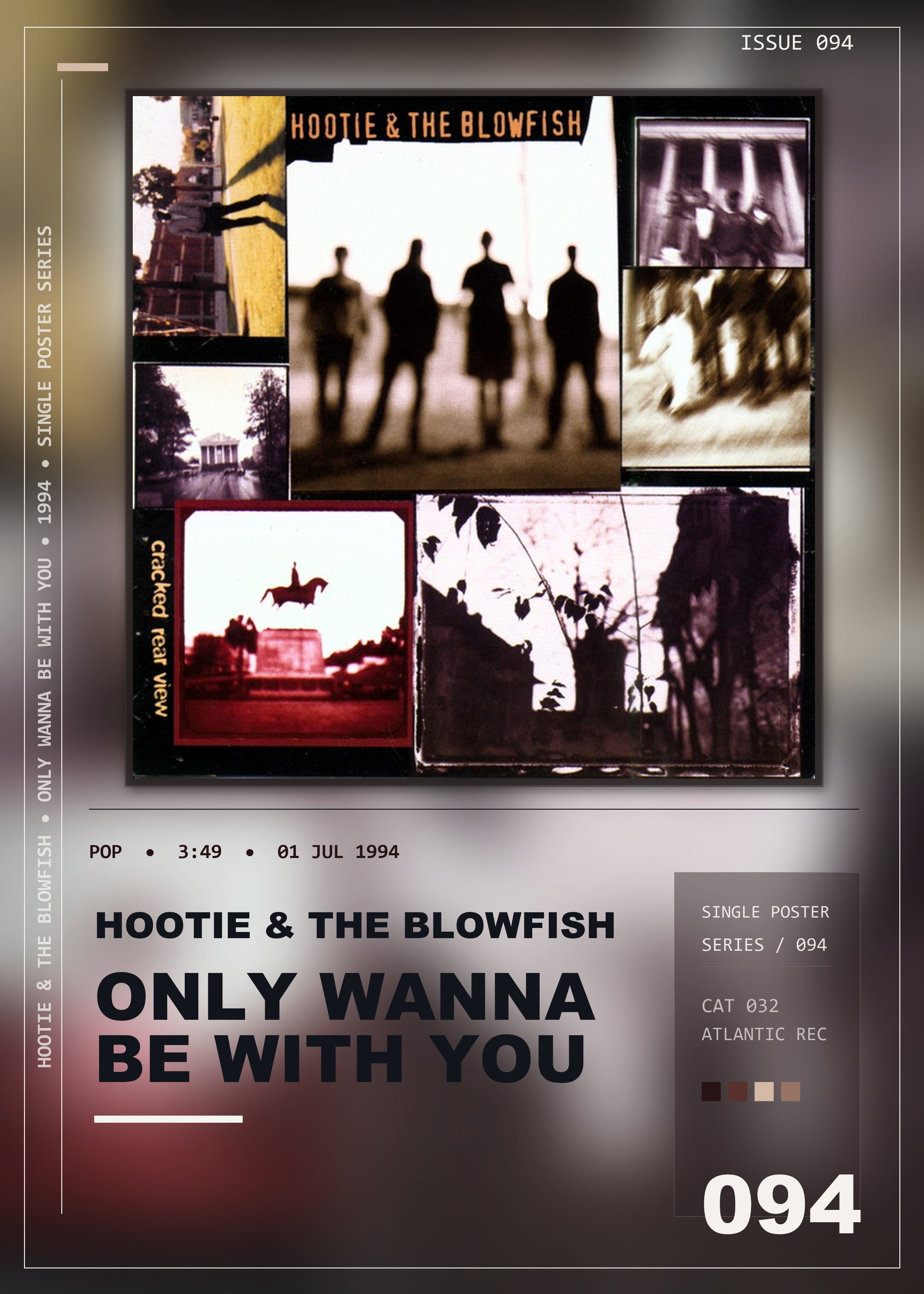 Music poster: Hootie The Blowfish - Only Wanna Be with You