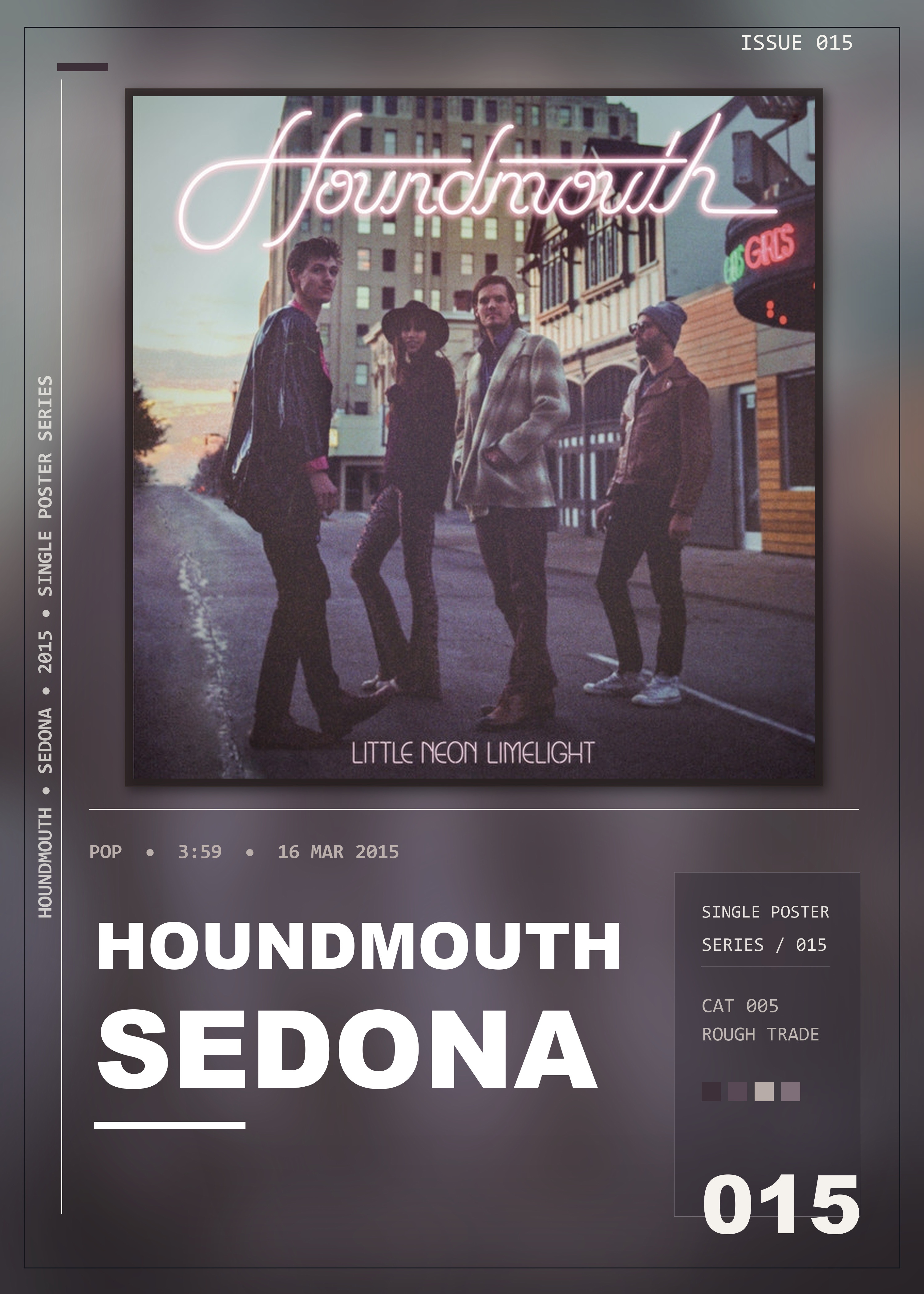 Music poster: Houndmouth - Sedona