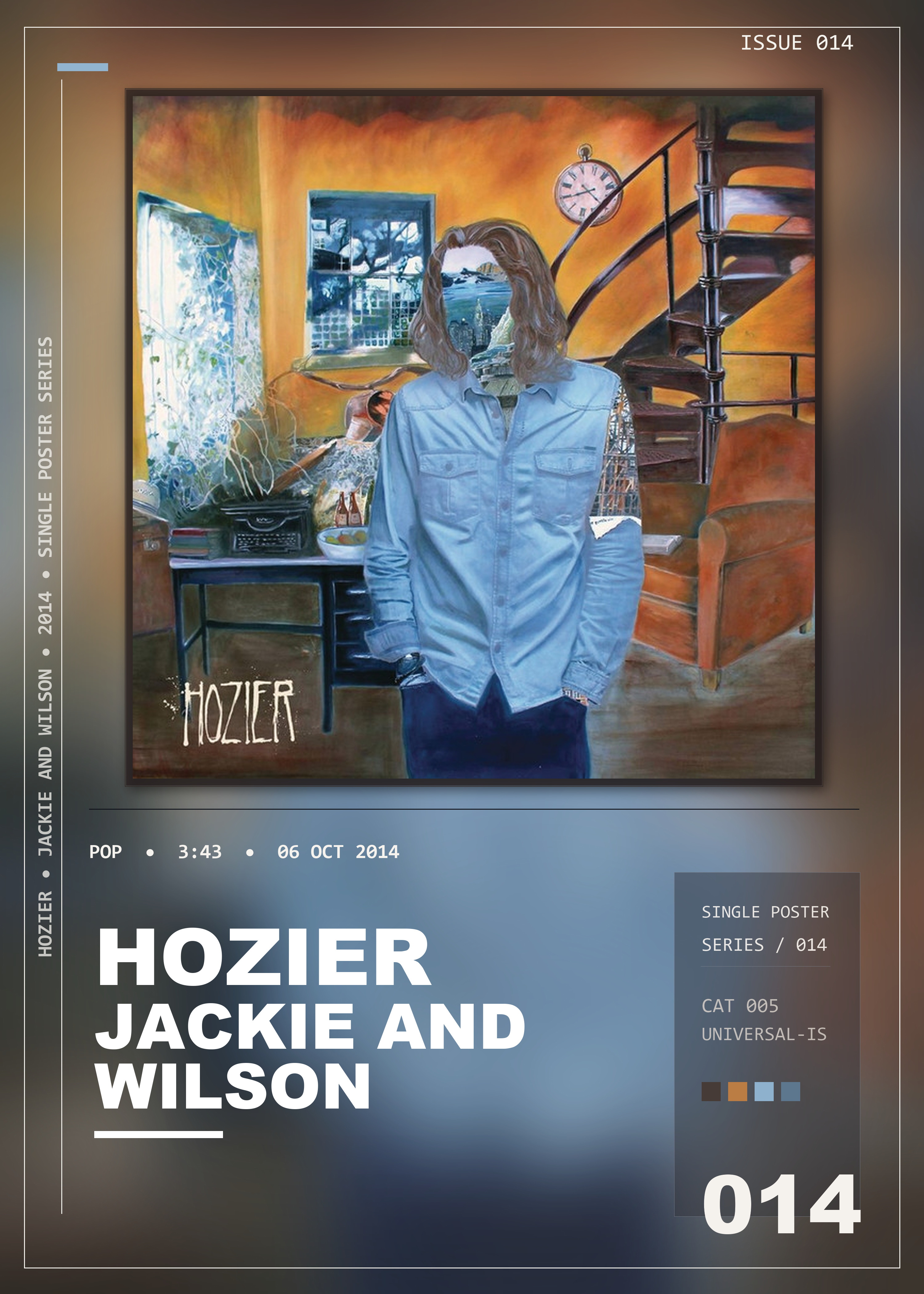 Music poster: Hozier - Jackie and Wilson