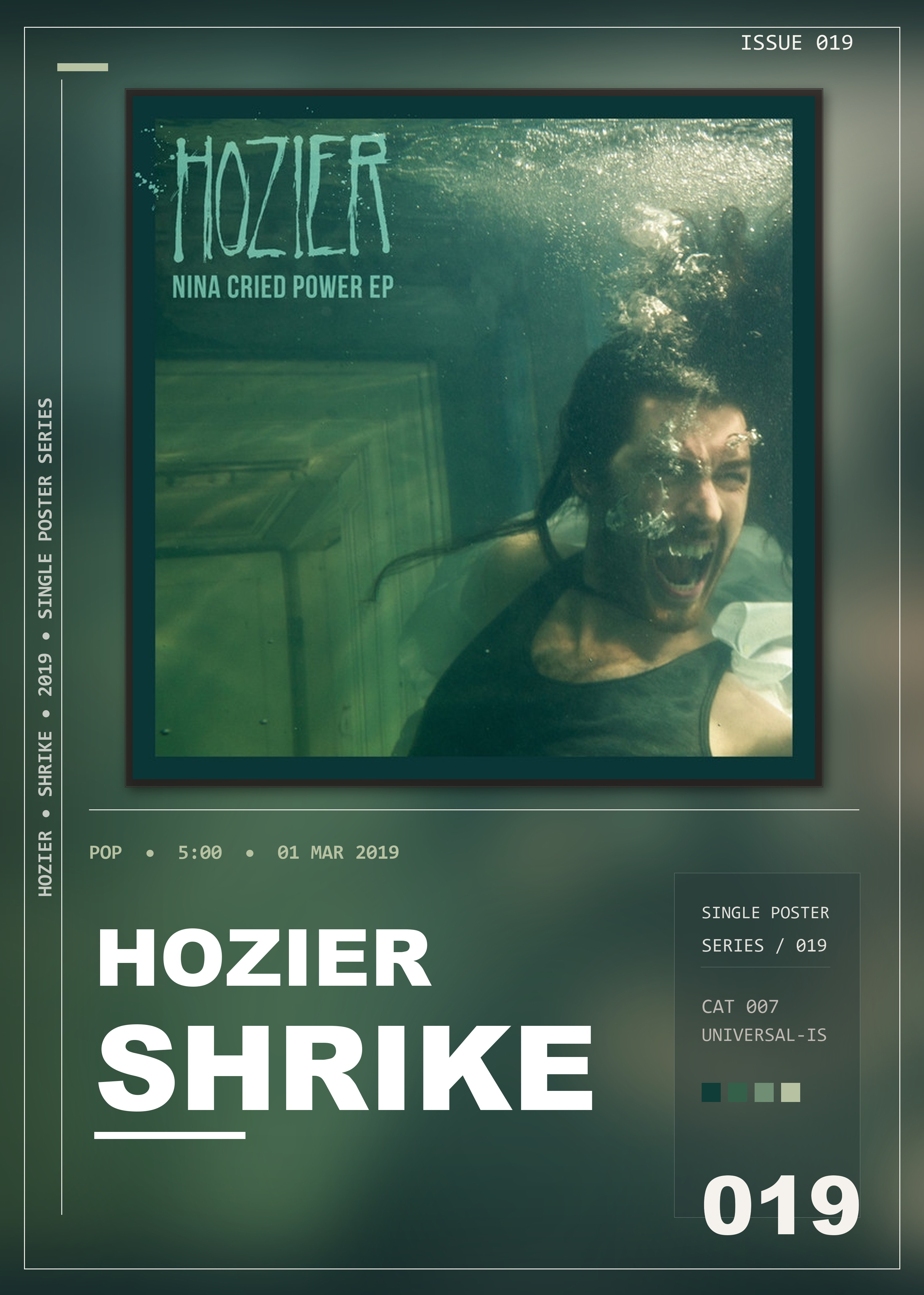 Music poster: Hozier - Shrike