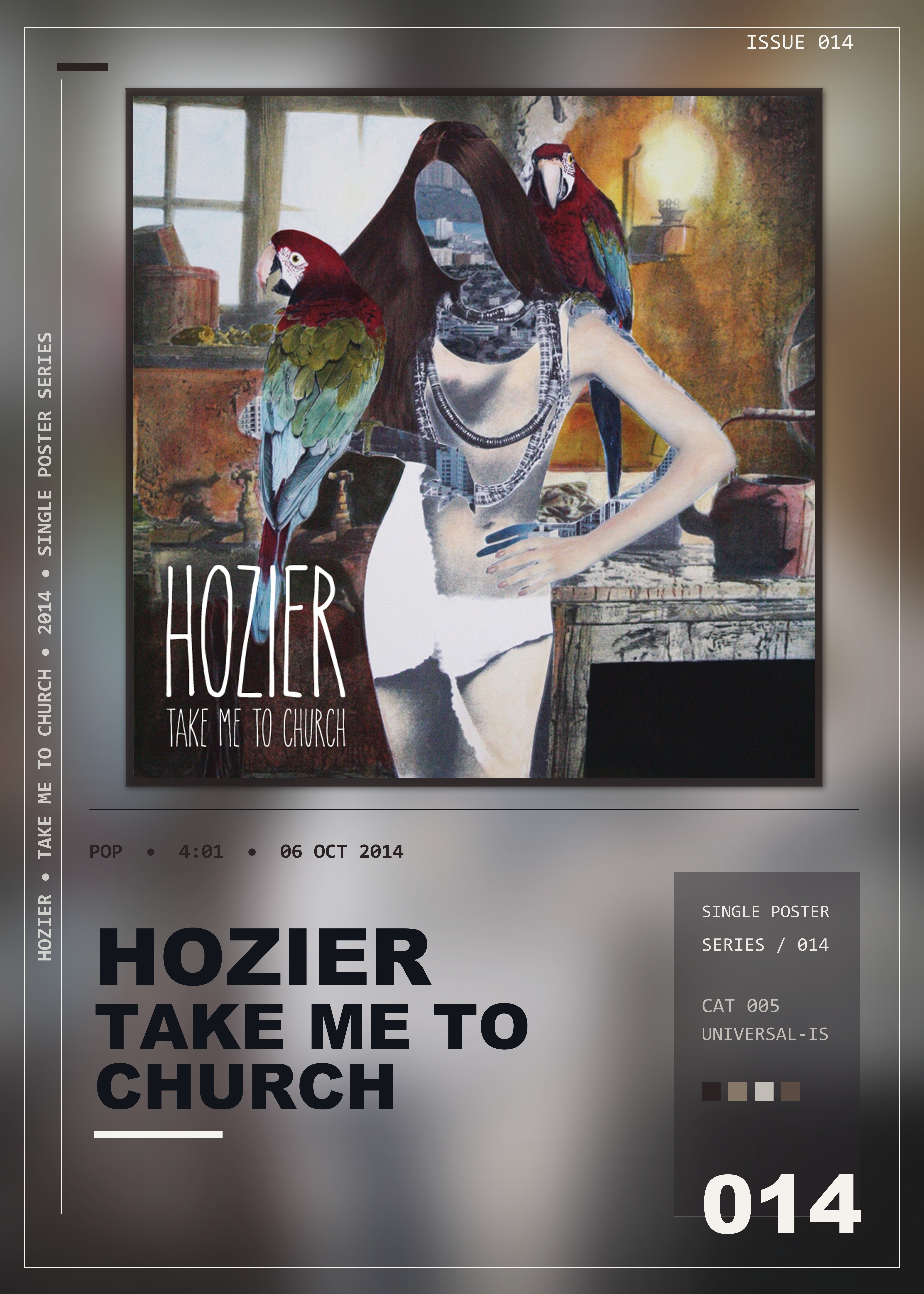 Music poster: Hozier - Take Me to Church