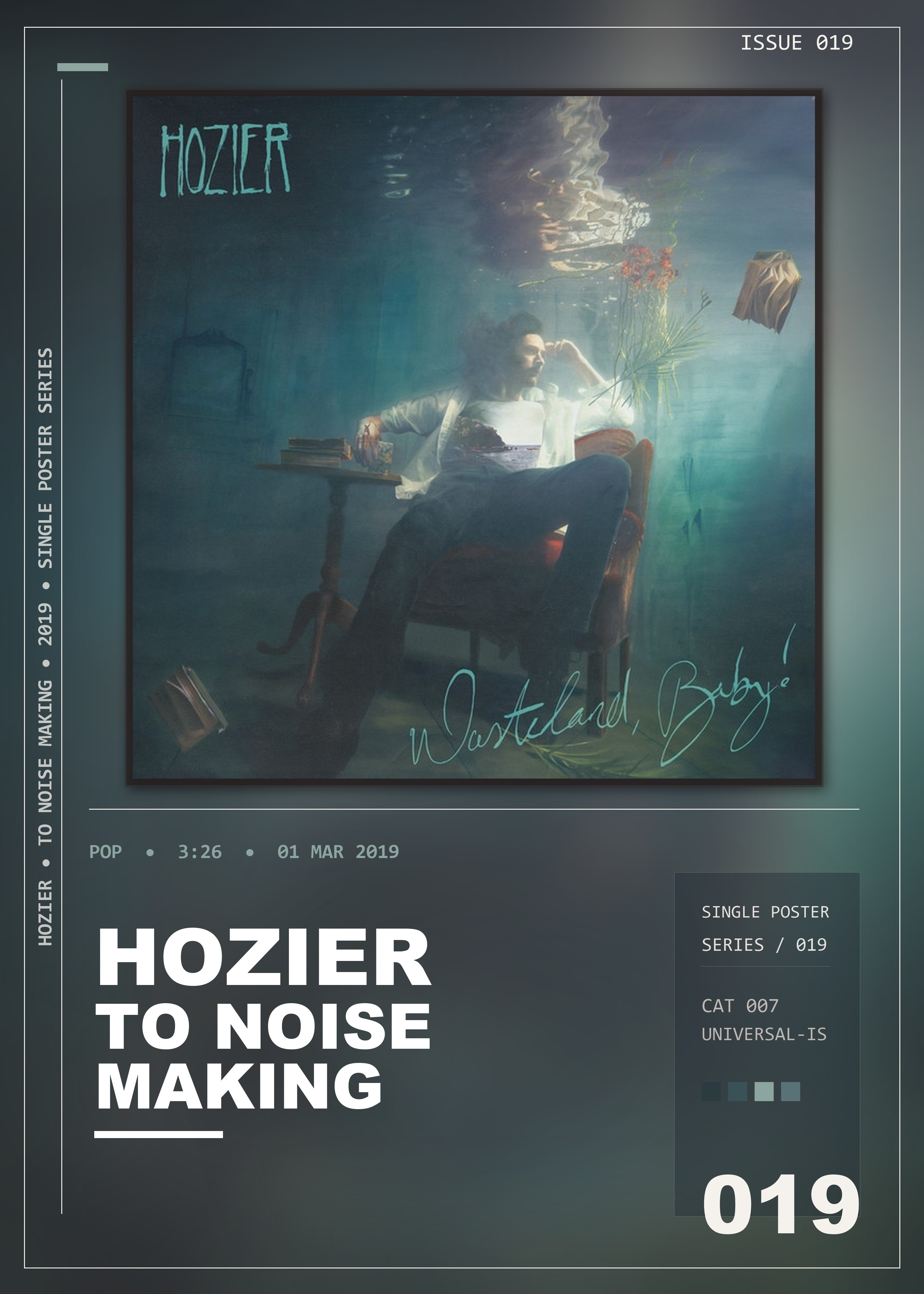 Music poster: Hozier - To Noise Making Sing