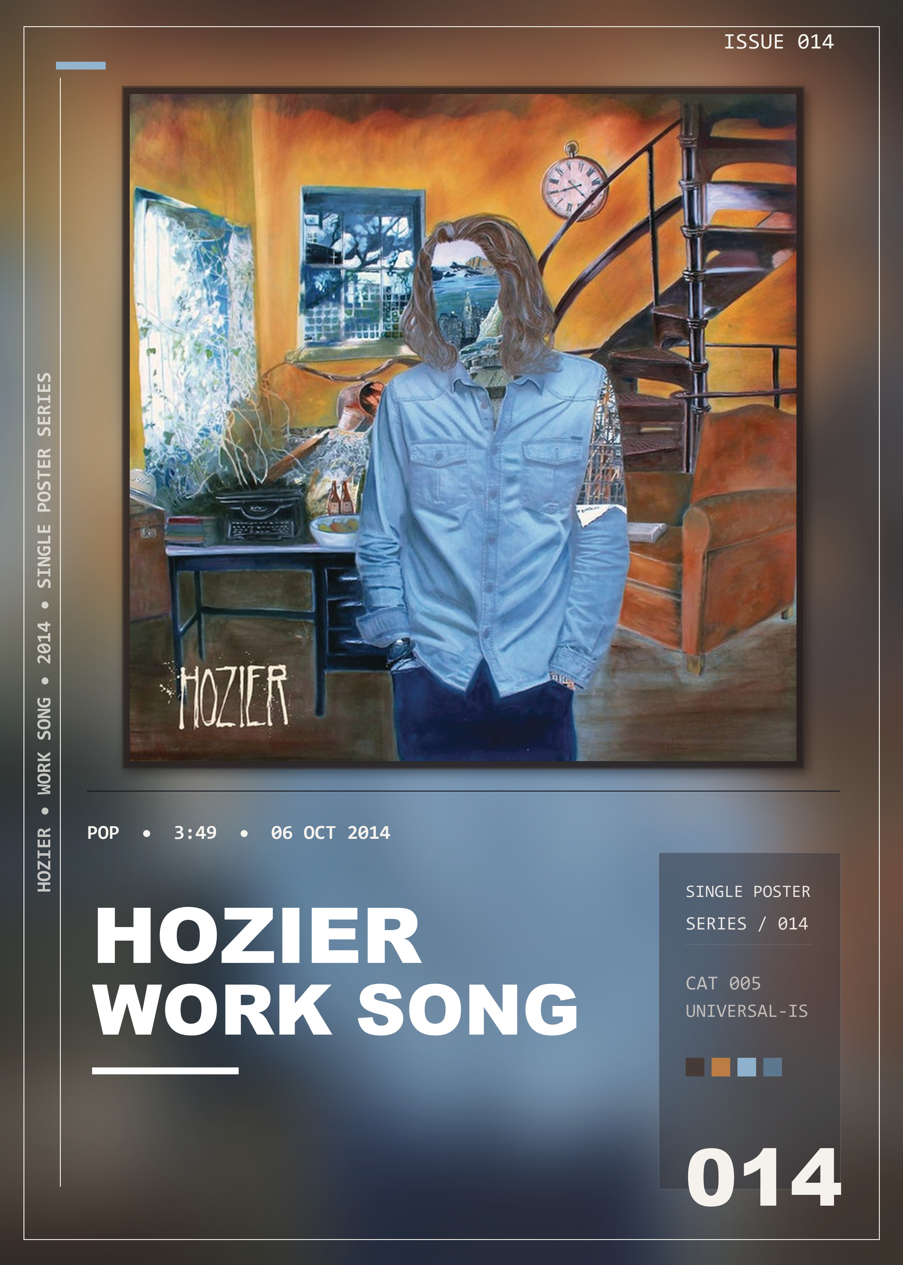 Music poster: Hozier - Work Song