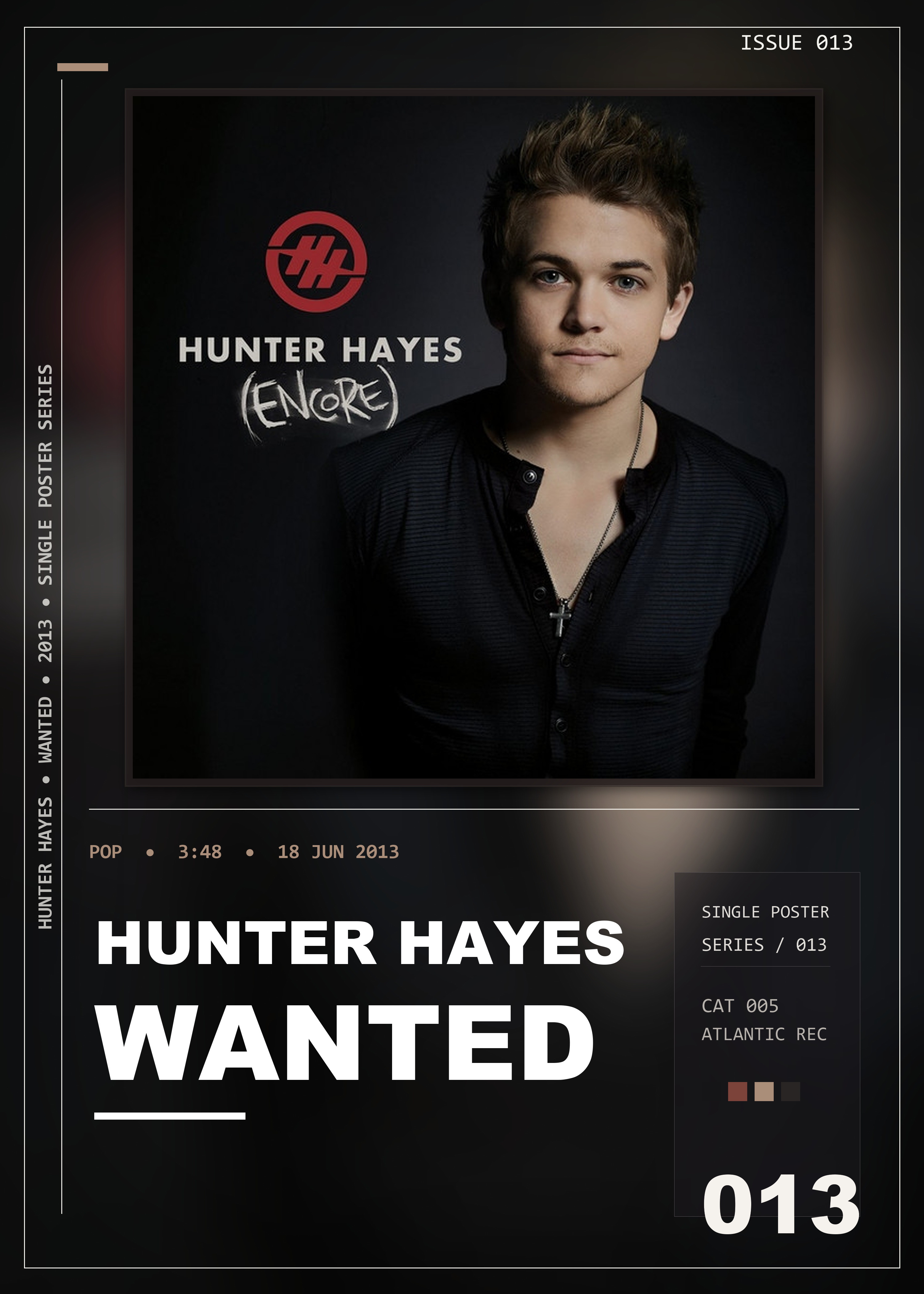 Music poster: Hunter Hayes - Wanted