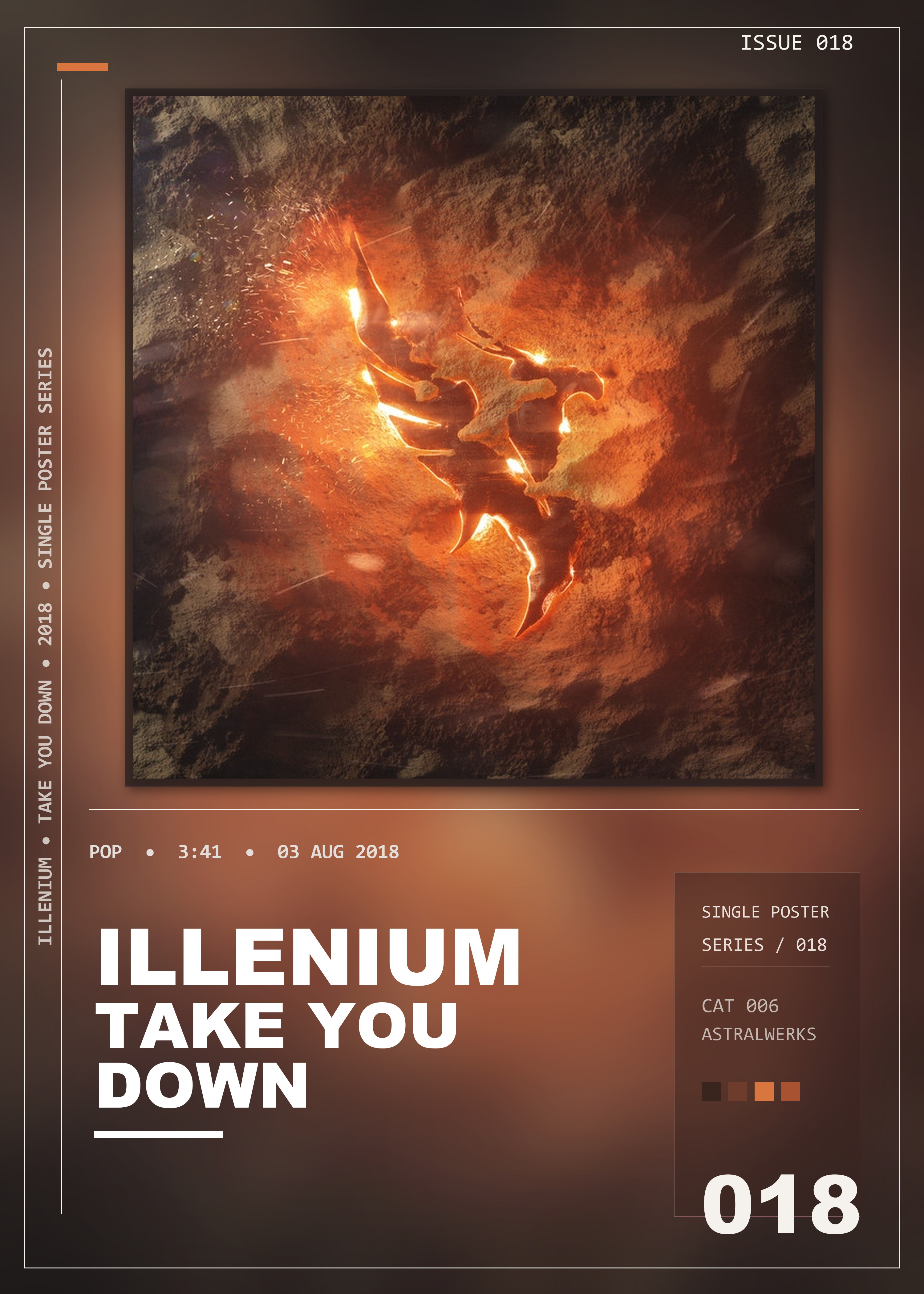 Music poster: ILLENIUM - Take You Down