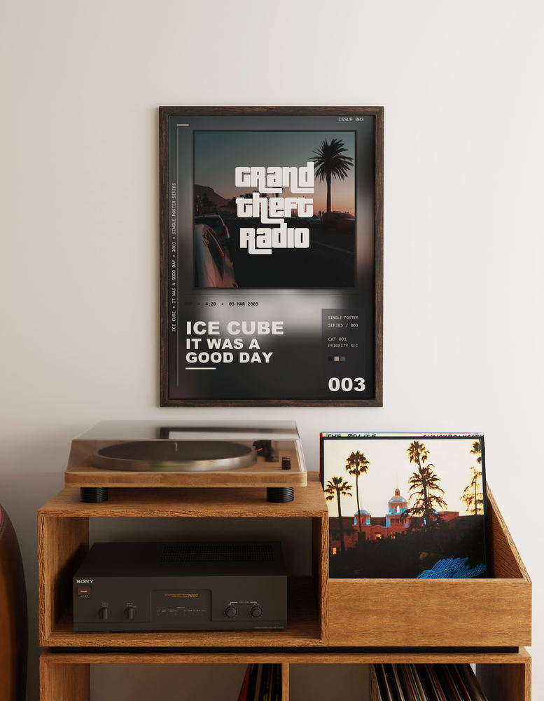 Music poster: Ice Cube - It Was A Good Day