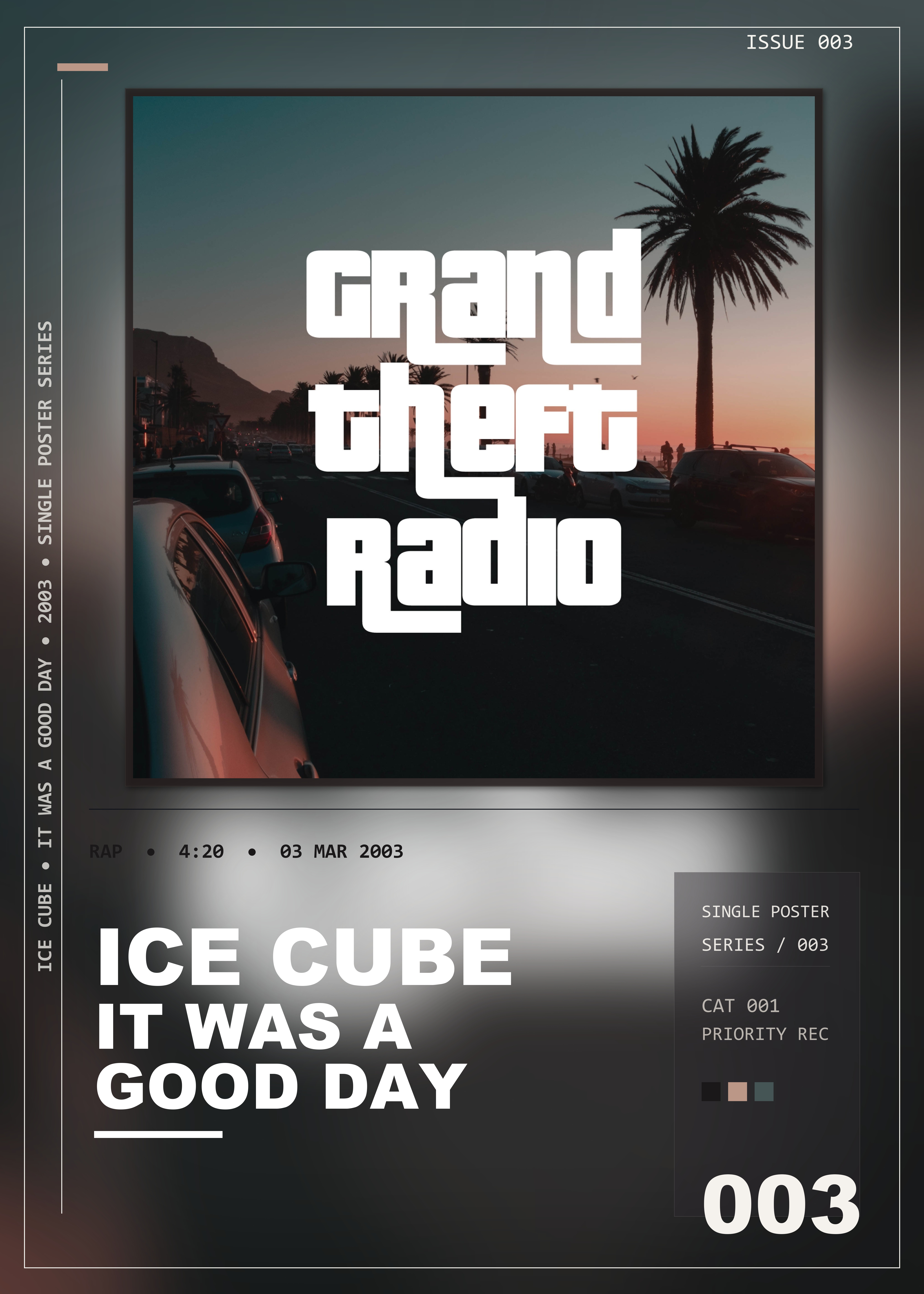 Music poster: Ice Cube - It Was A Good Day