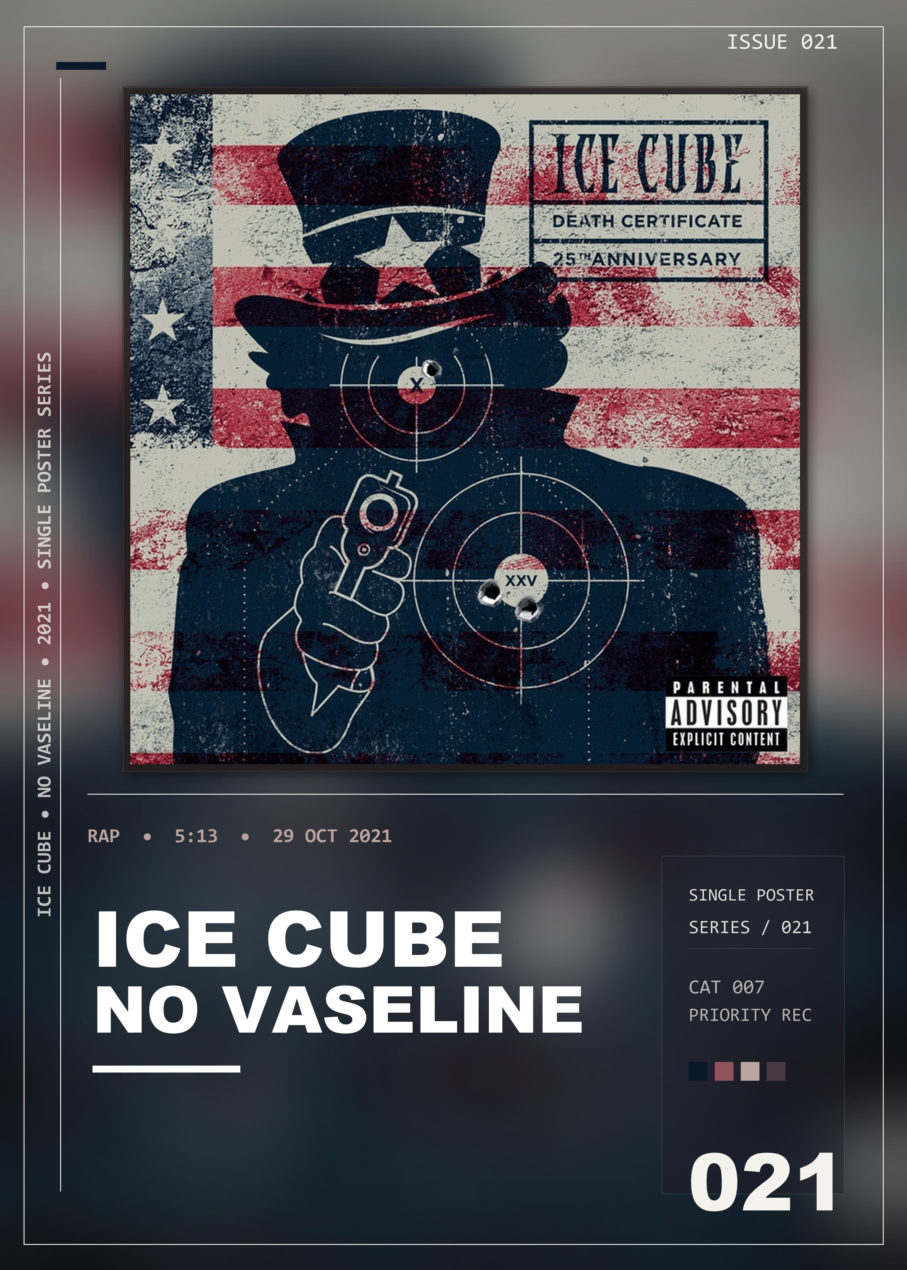 Music poster: Ice Cube - No Vaseline
