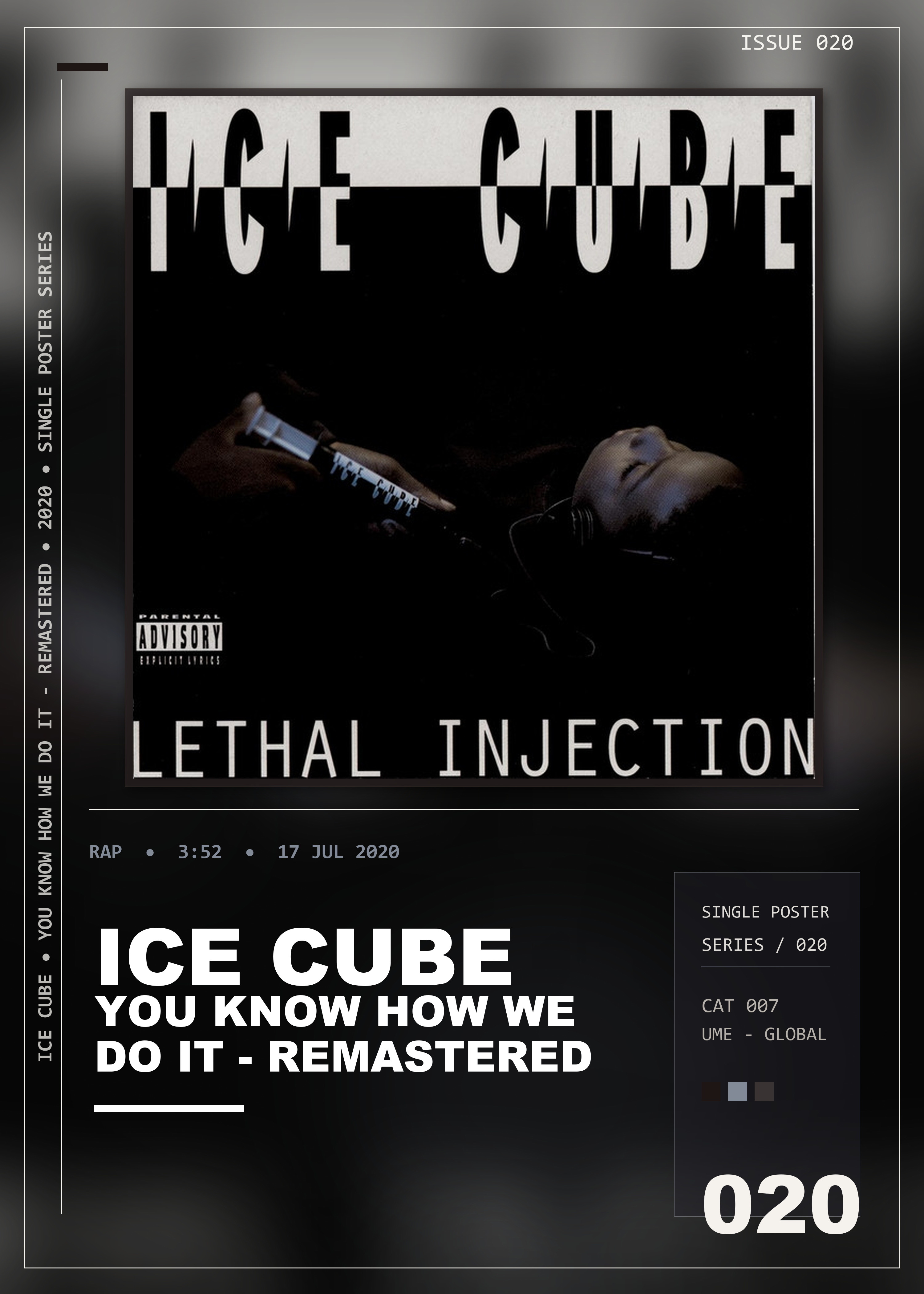 Music poster: Ice Cube - You Know How We Do It - Remastered