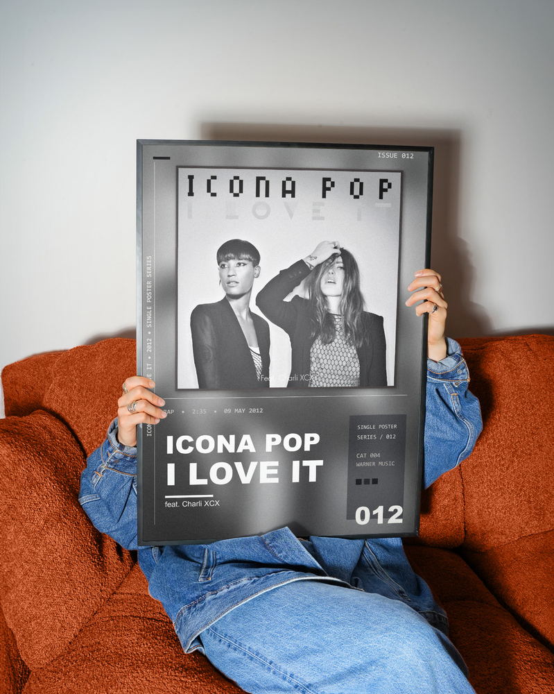 Music poster: Icona Pop - I Love It feat Charli XCX - Original Version