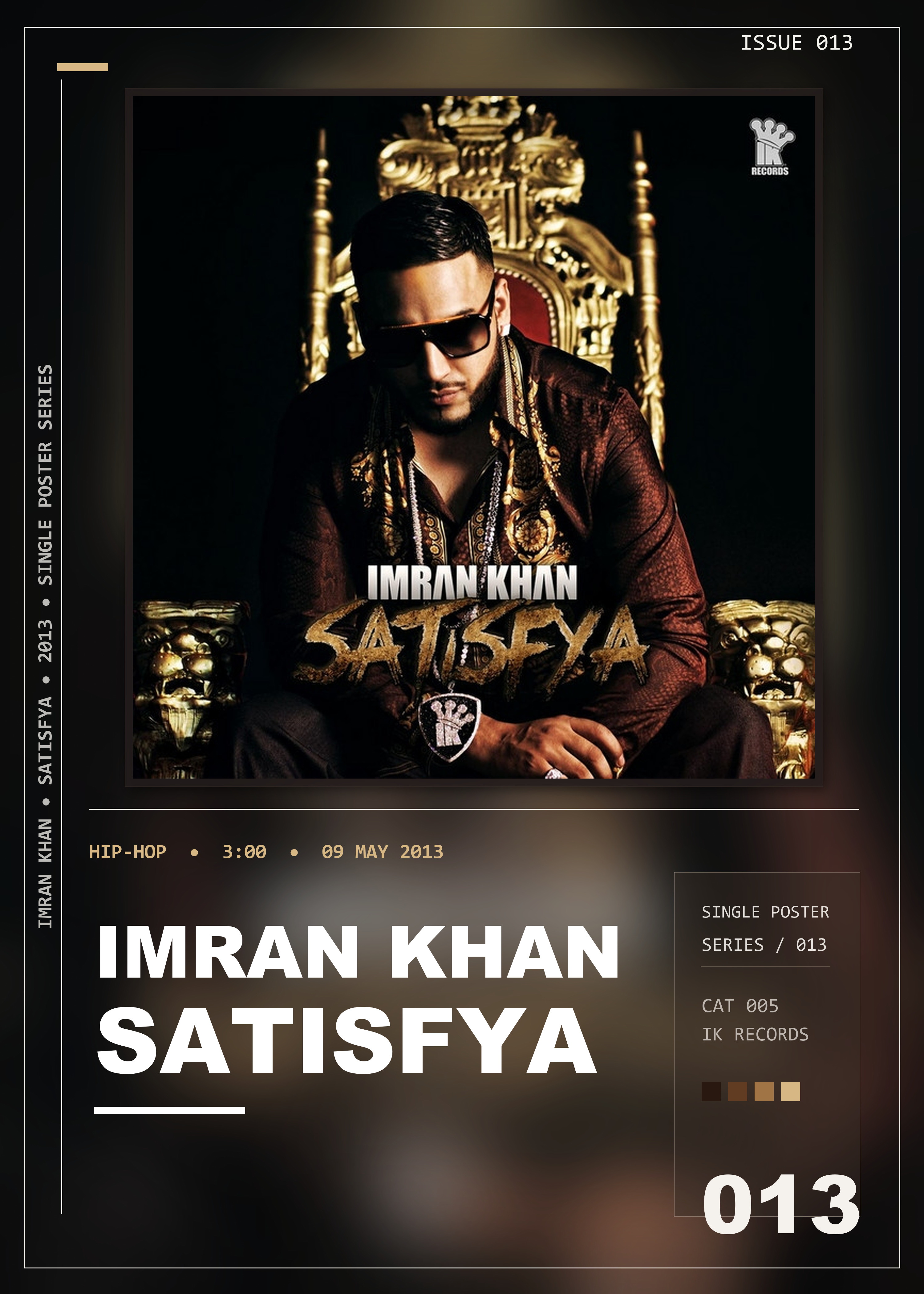 Music poster: Imran Khan - Satisfya