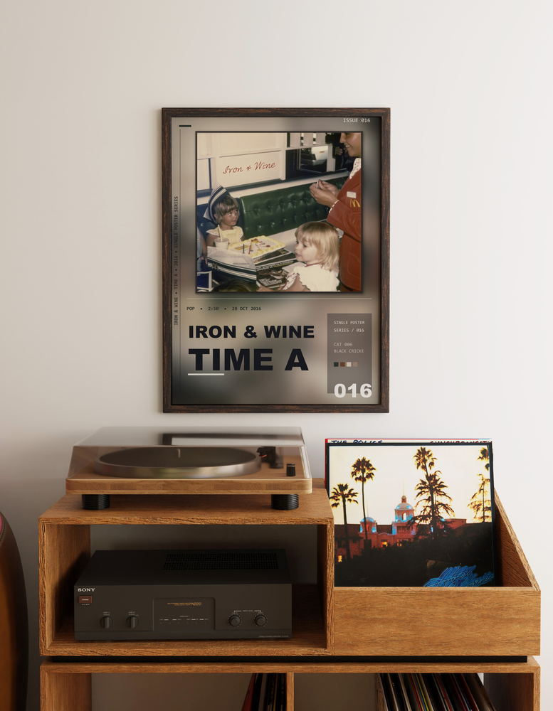 Music poster: Iron Wine - Time After Time