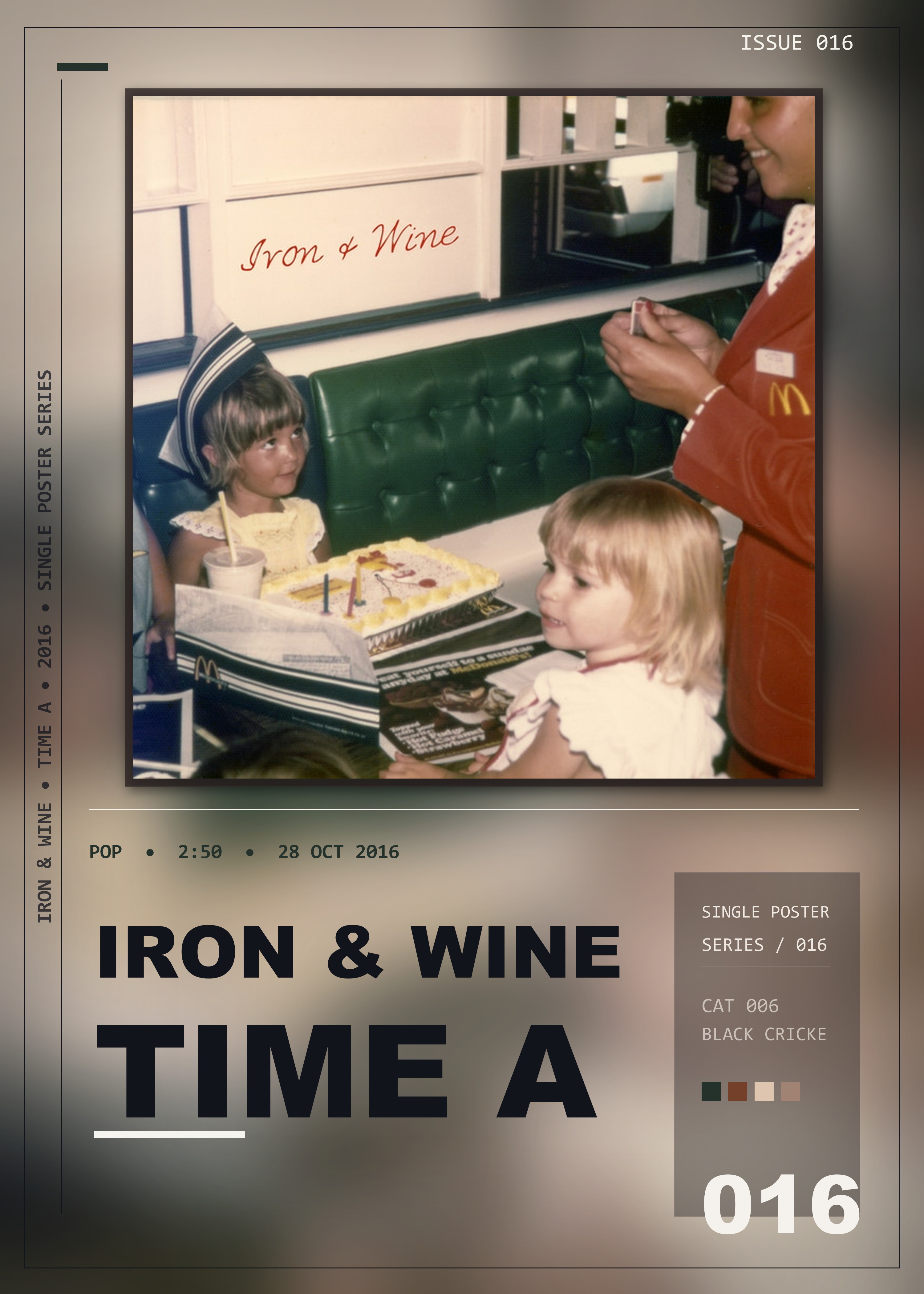 Music poster: Iron Wine - Time After Time
