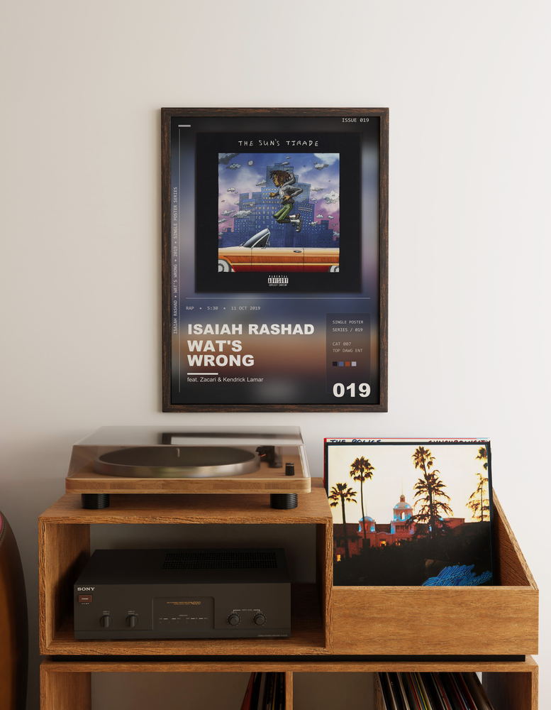 Music poster: Isaiah Rashad - Wats Wrong feat Zacari Kendrick Lamar