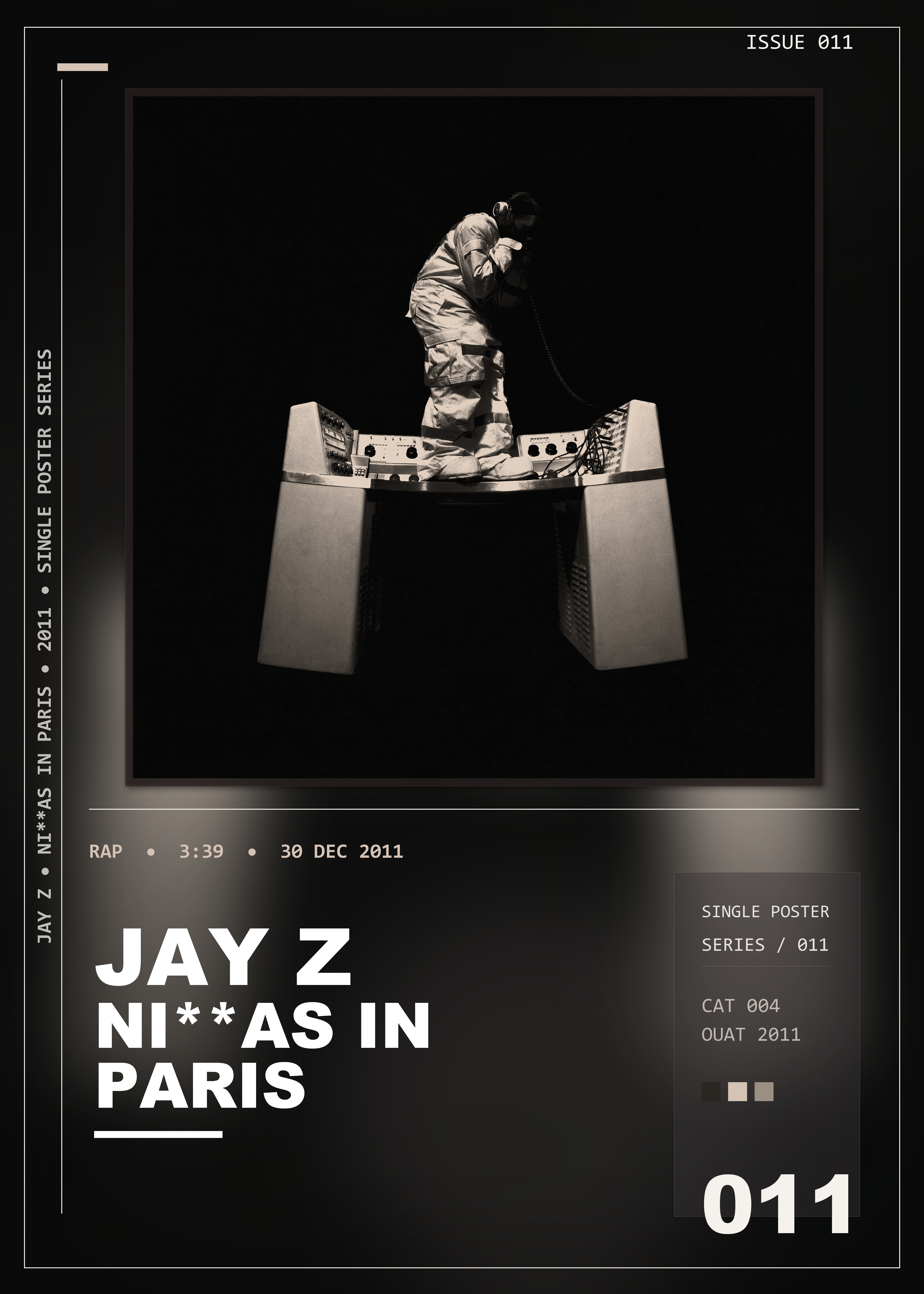 Music poster: JAY Z - Nias In Paris