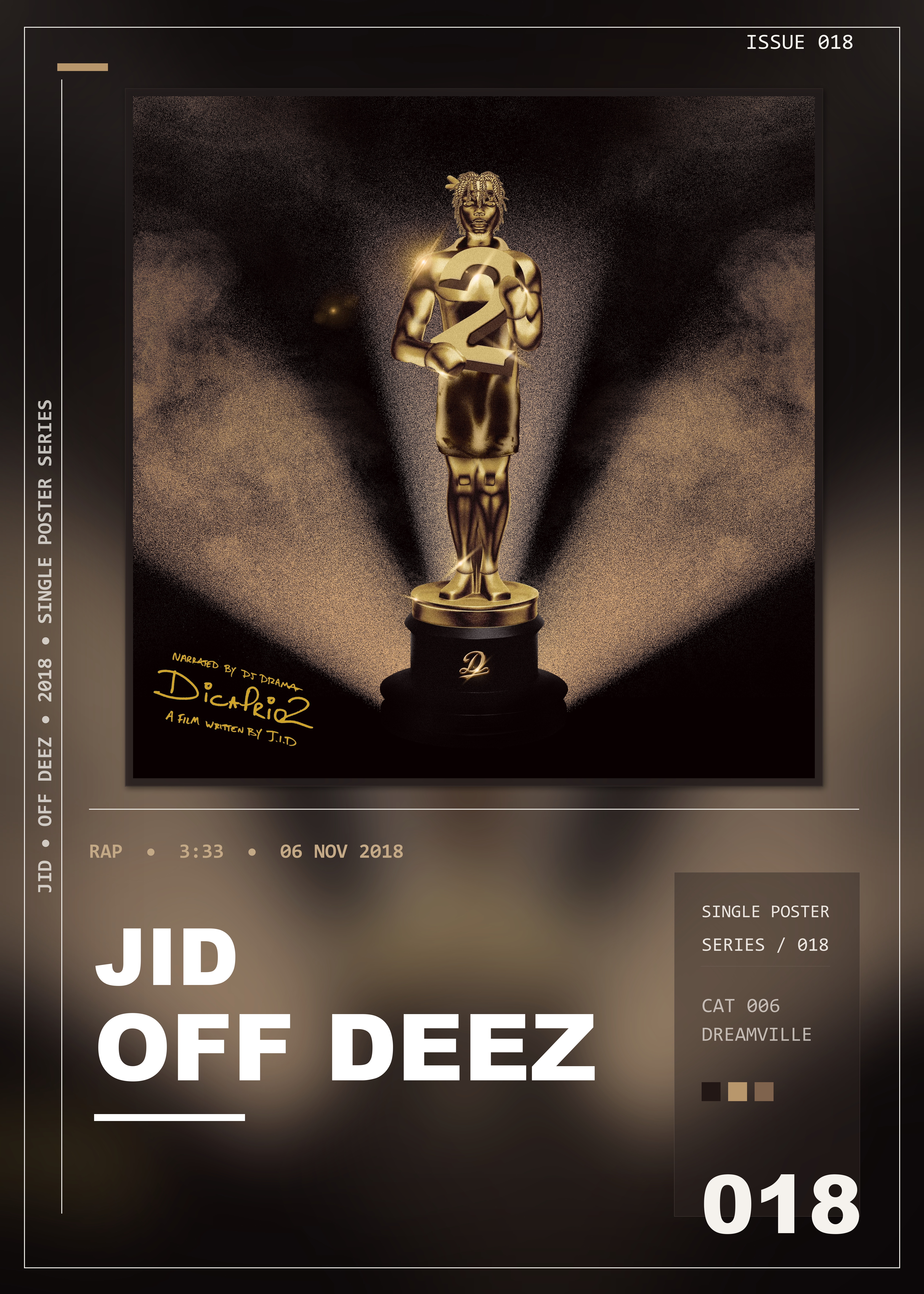 Music poster: JID - Off Deez with J Cole