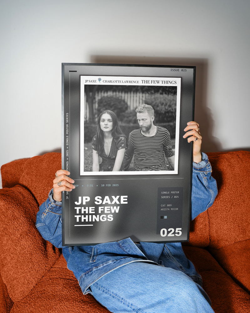 Music poster: JP Saxe - The Few Things with Charlotte Lawrence