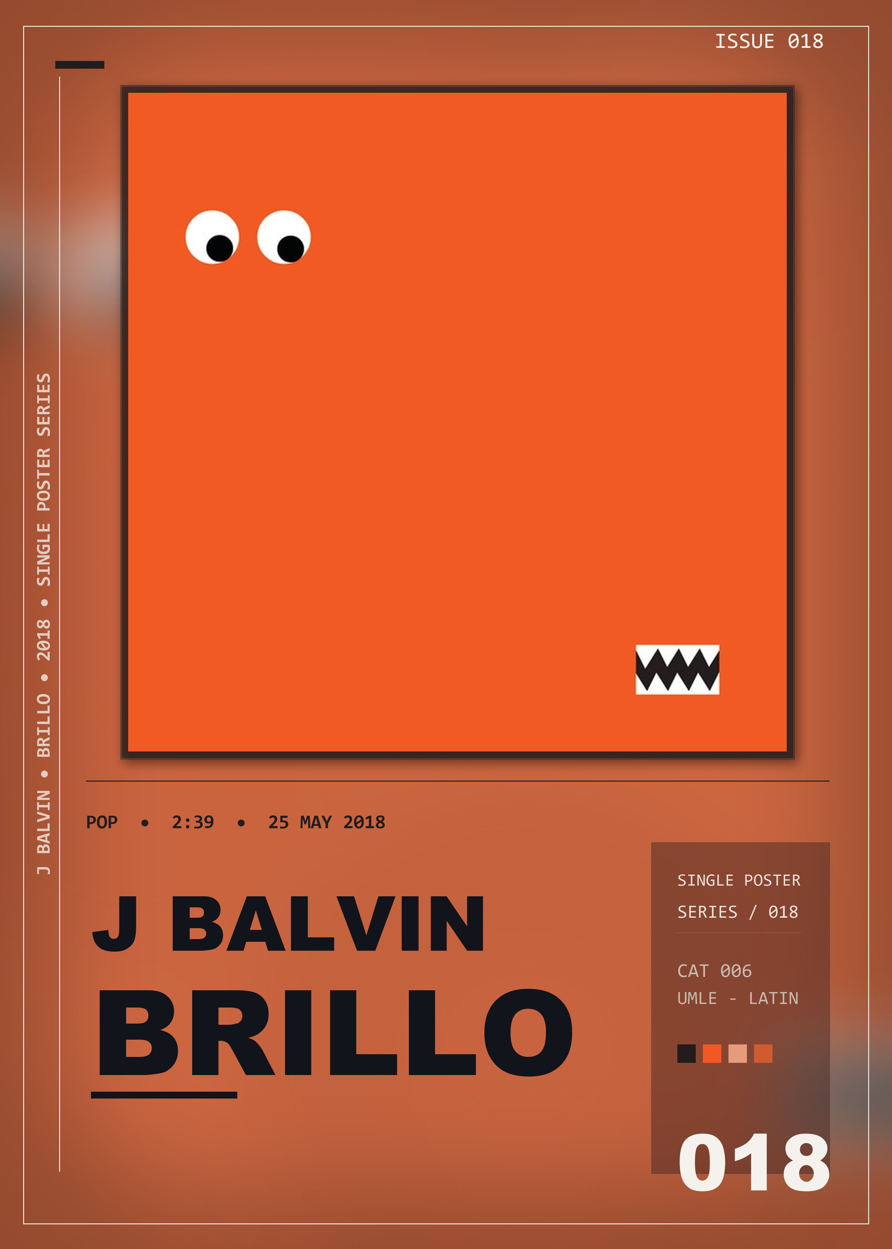 Music poster: J Balvin - Brillo