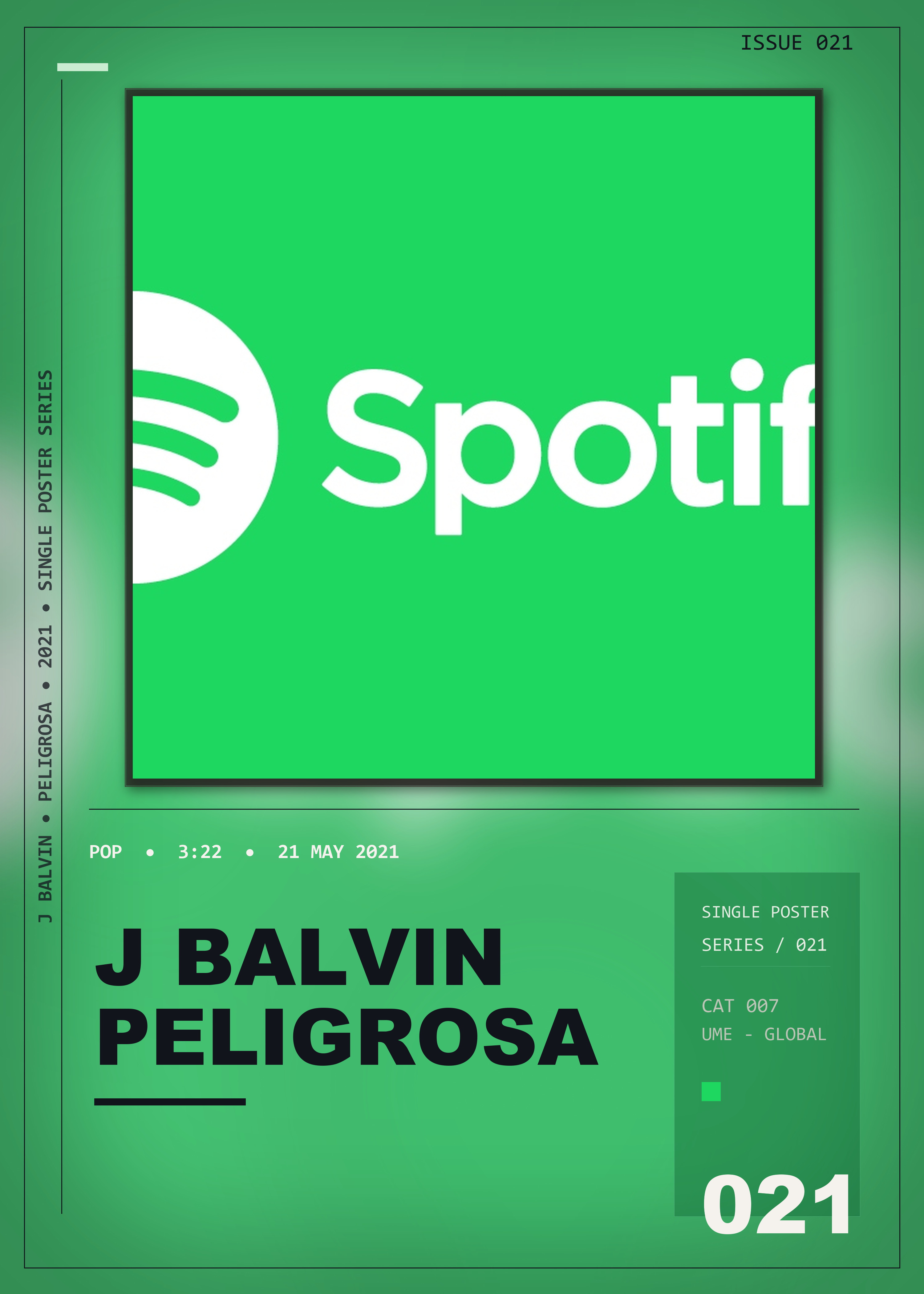 Music poster: J Balvin - Peligrosa