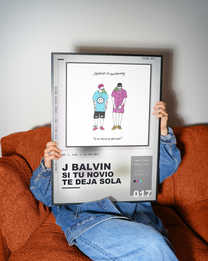 Music poster: J Balvin - Si Tu Novio Te Deja Sola