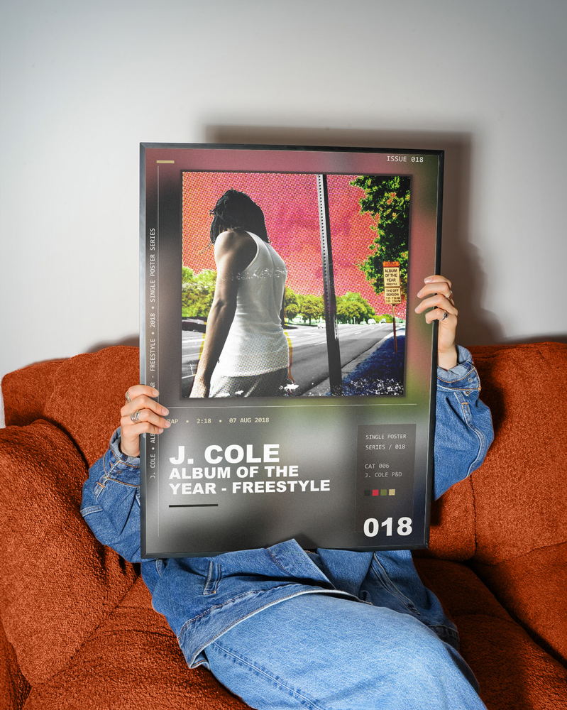 Music poster: J Cole - Album of the Year - Freestyle