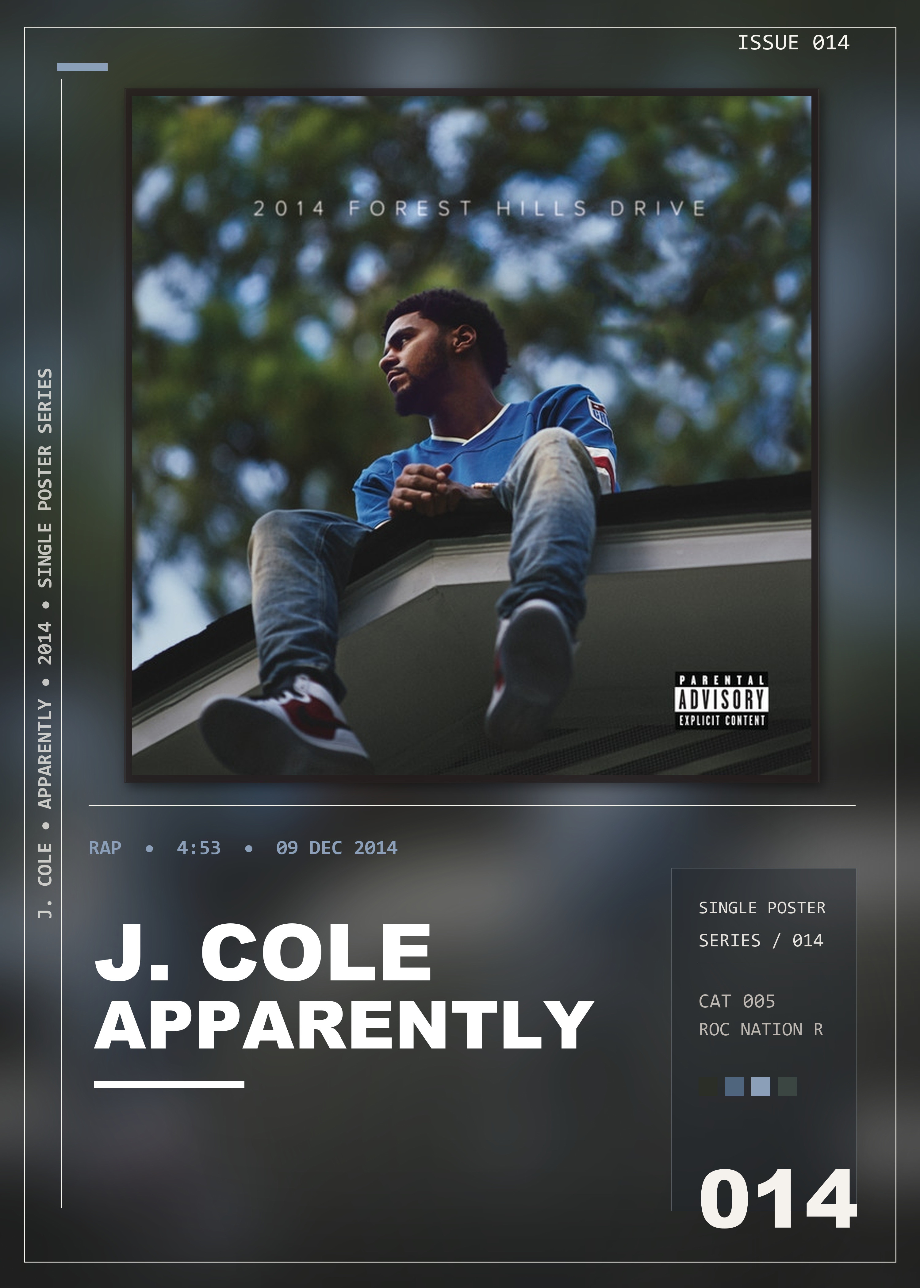 Music poster: J Cole - Apparently