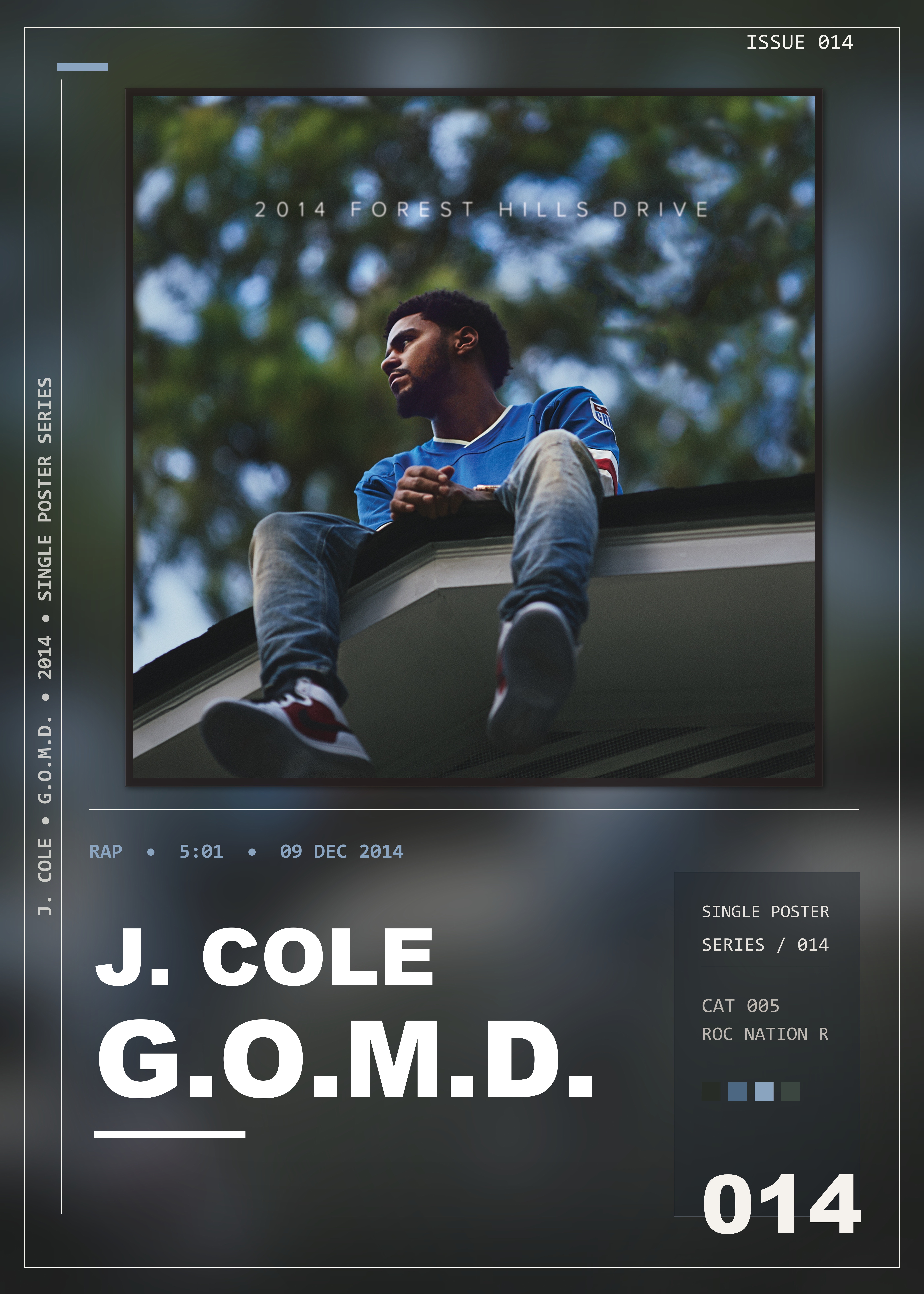 Music poster: J Cole - GOMD