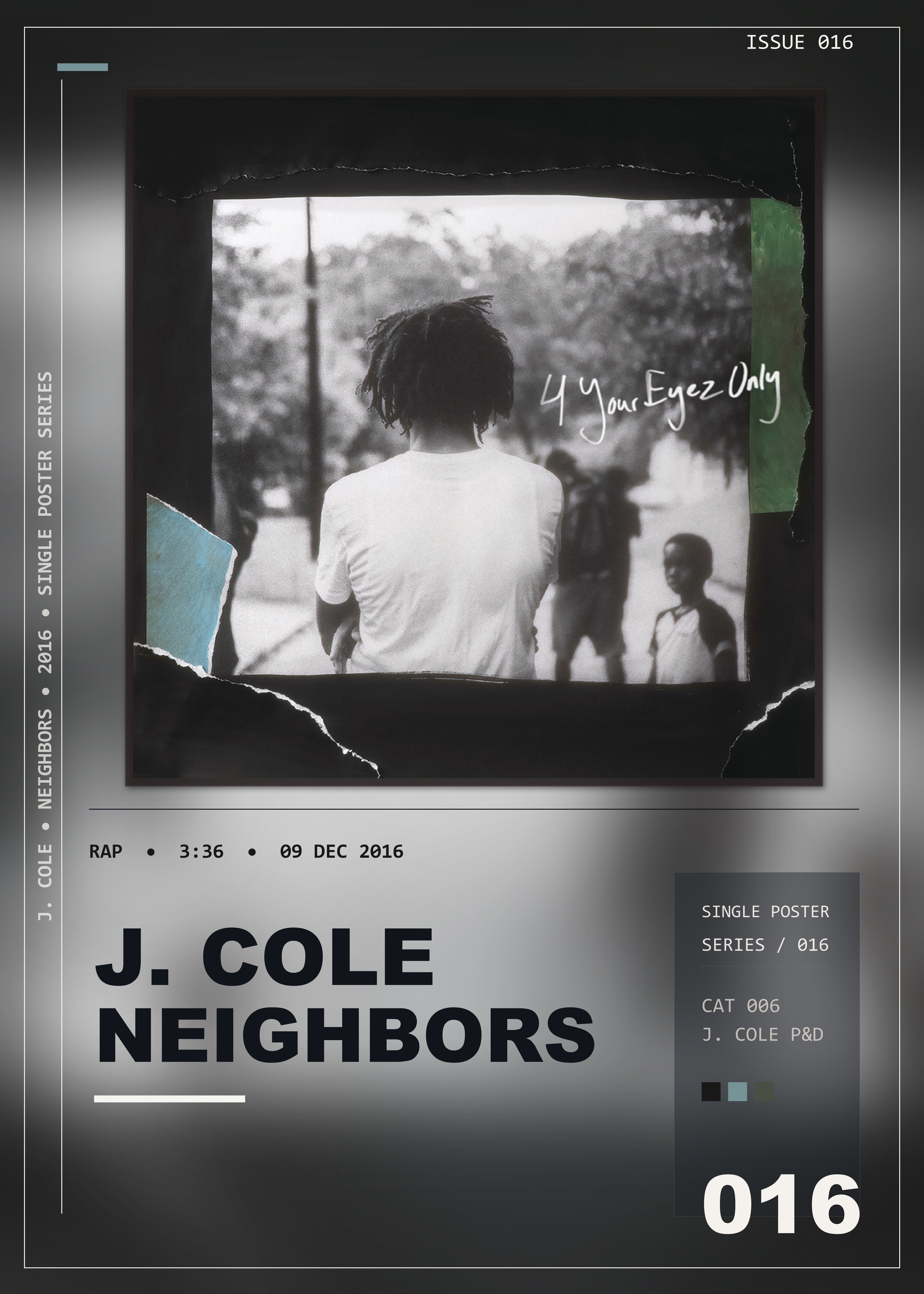 Music poster: J Cole - Neighbors