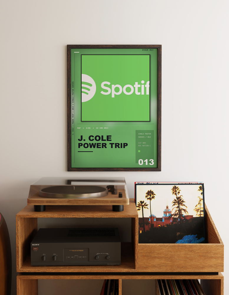 Music poster: J Cole - Power Trip