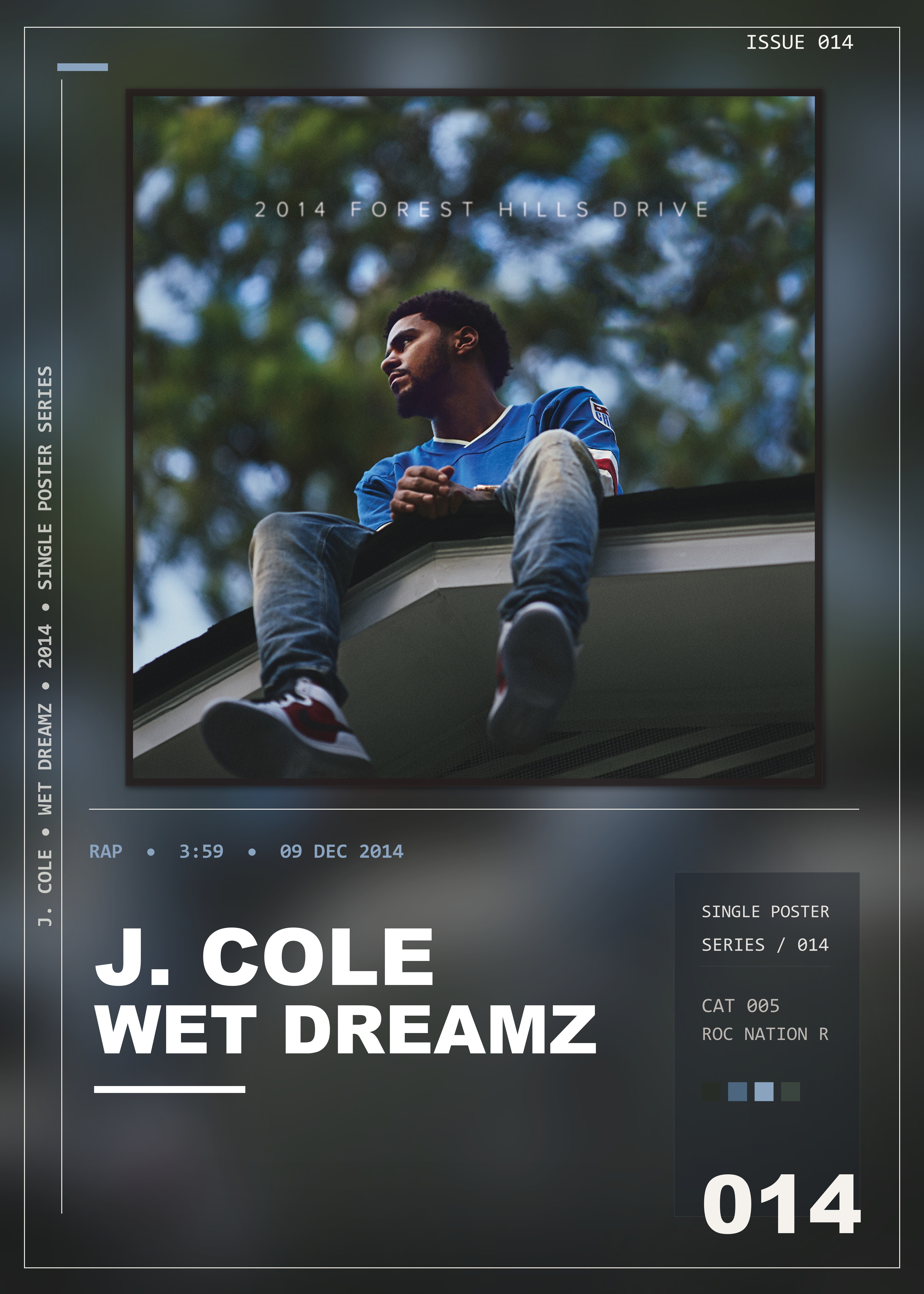 Music poster: J Cole - Wet Dreamz