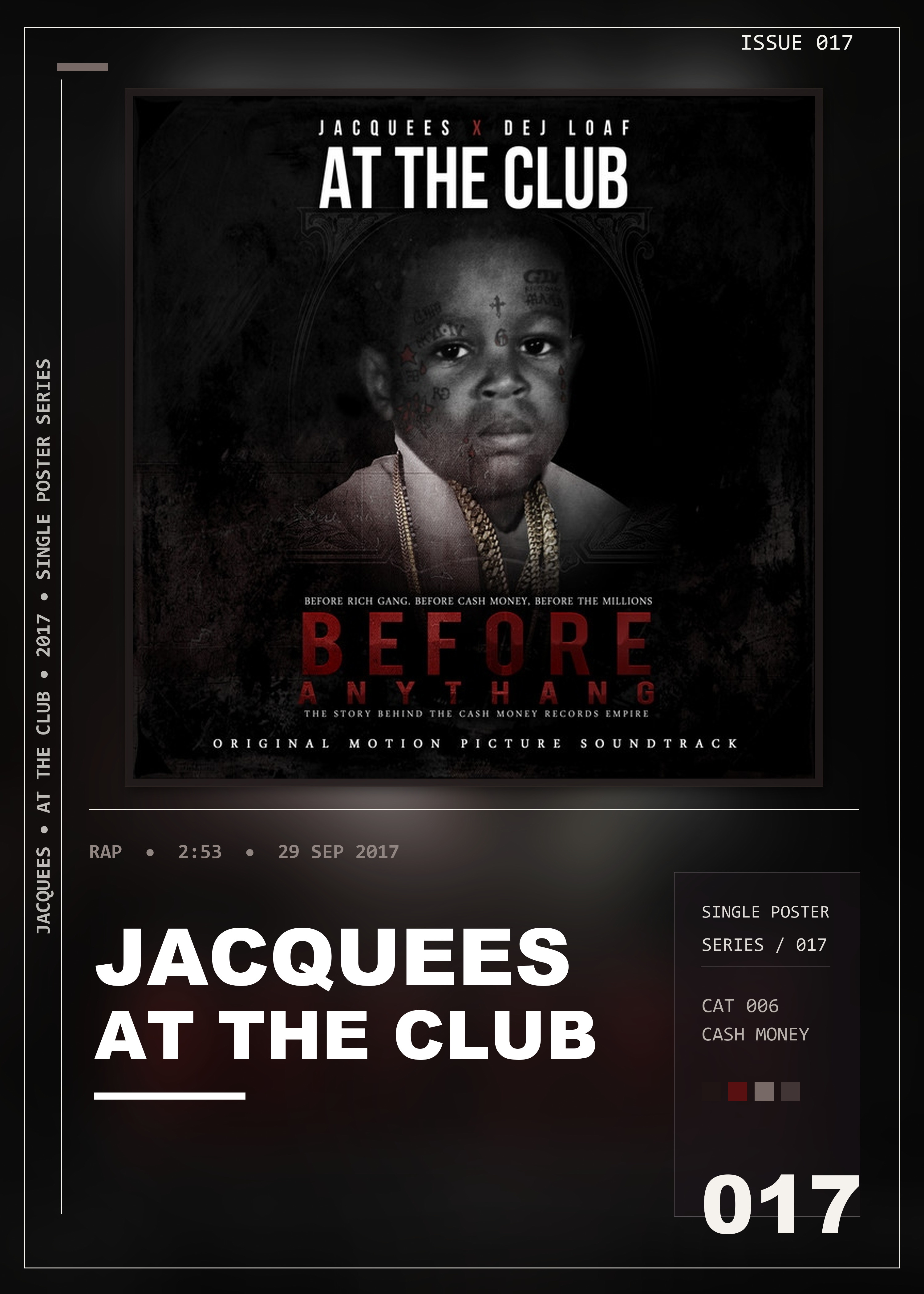Music poster: Jacquees - At The Club